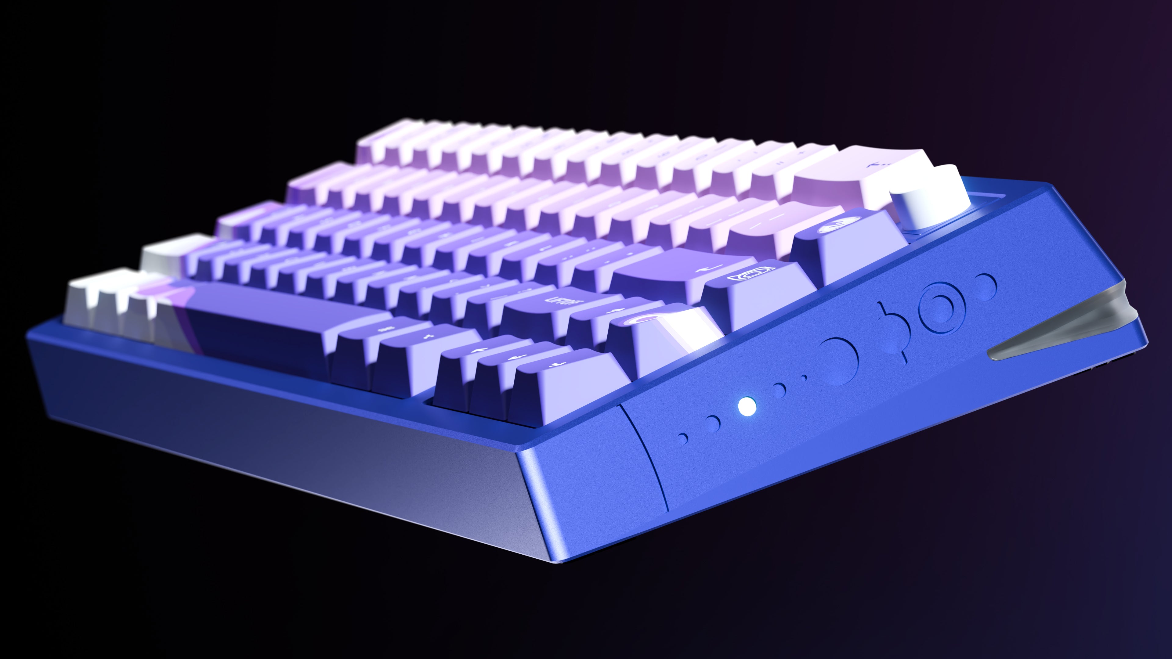 QwertyKey x Meletrix Zoom65 V3 Liftoff, alumínium egyedi billentyűzet, Bluetooth, vezeték nélküli, QMK/VIA, teljes RGB