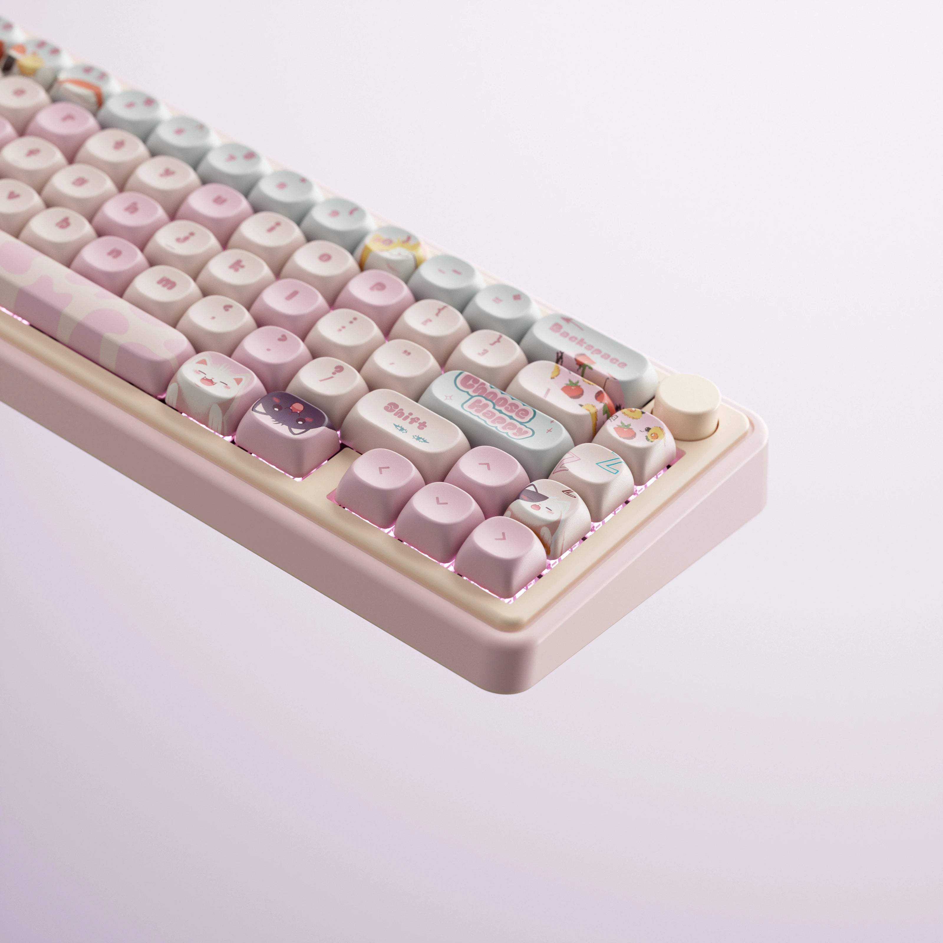 QwertyKey65 Pro Bliss Bluetooth Vezeték nélküli VIA Hotswap RGB Mechanikus Gaming Billentyűzet