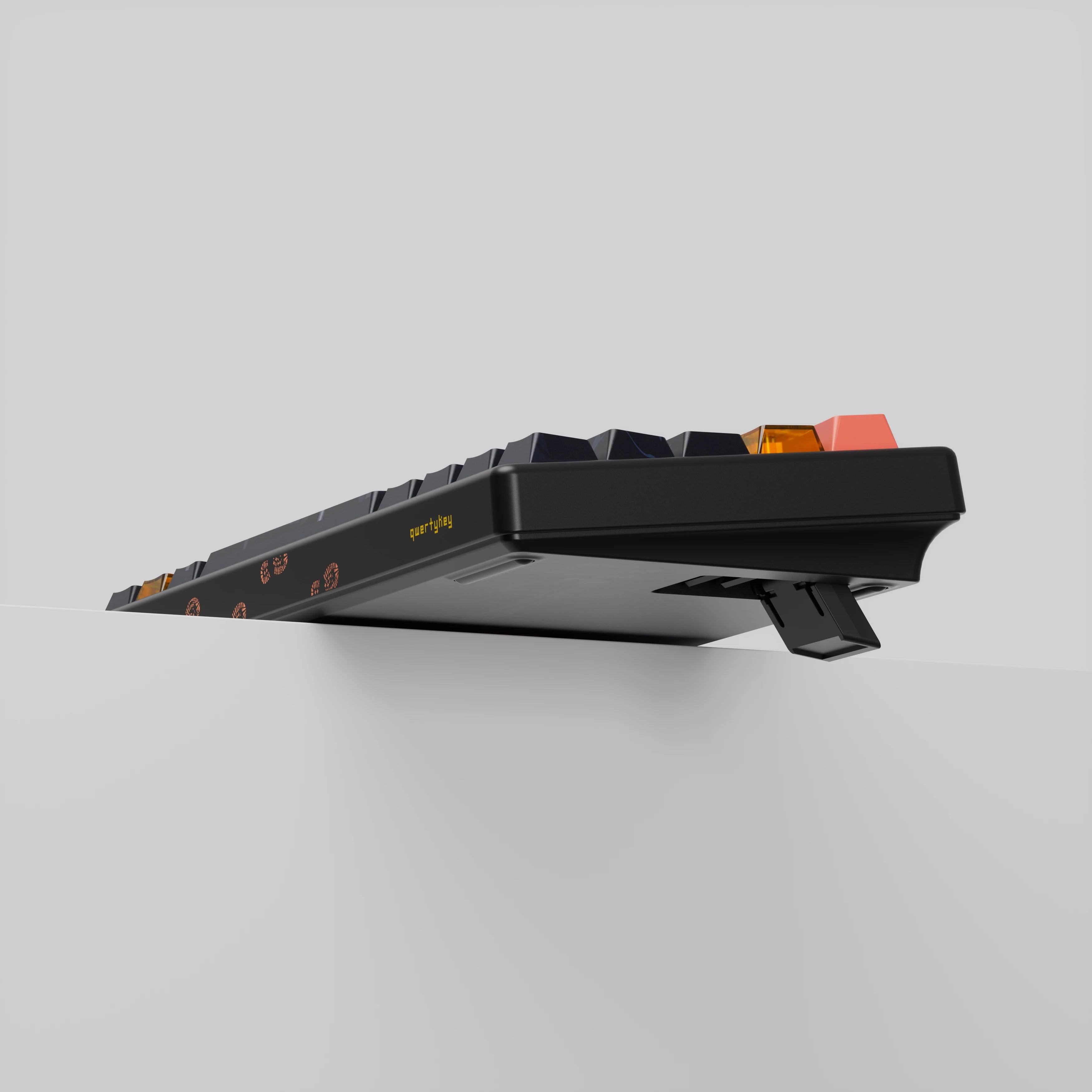 QwertyKey61 PRO Fallout Bluetooth vezeték nélküli Hotswap RGB VIA mechanikus játékbillentyűzet