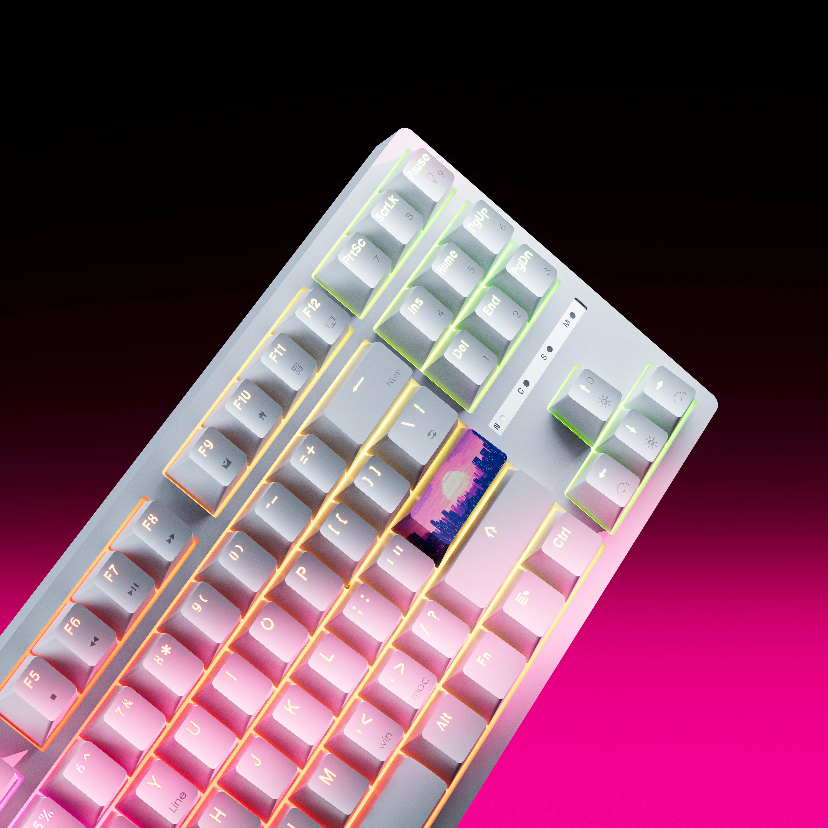 QwertyKey H87 Alba Bluetooth Vezeték nélküli Hotswap RGB Mechanikus Gaming Billentyűzet