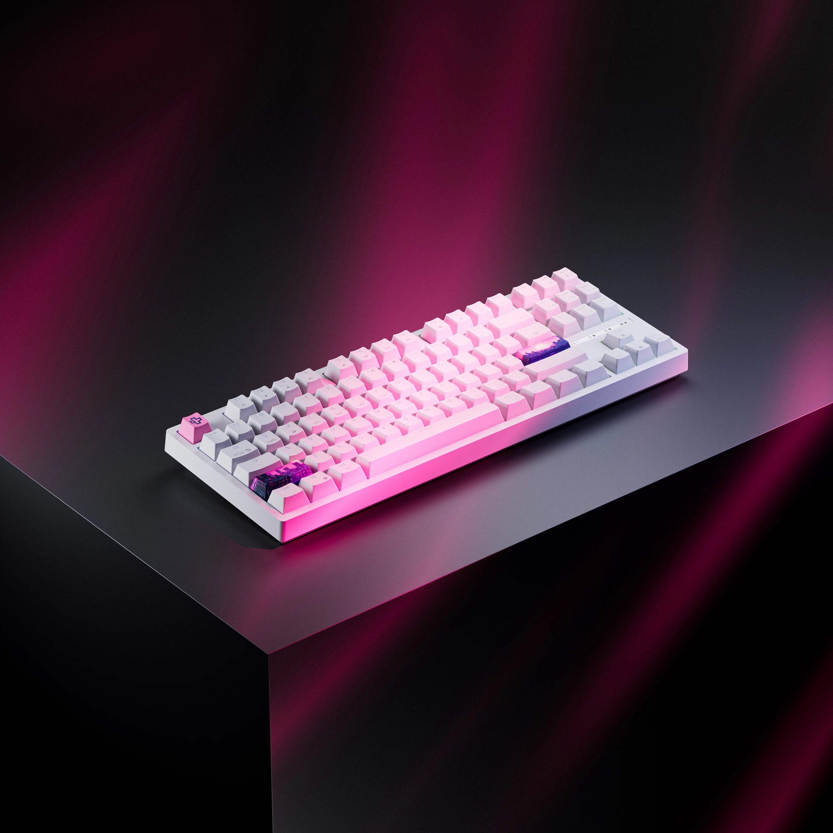 QwertyKey H87 Alba Bluetooth Vezeték nélküli Hotswap RGB Mechanikus Gaming Billentyűzet