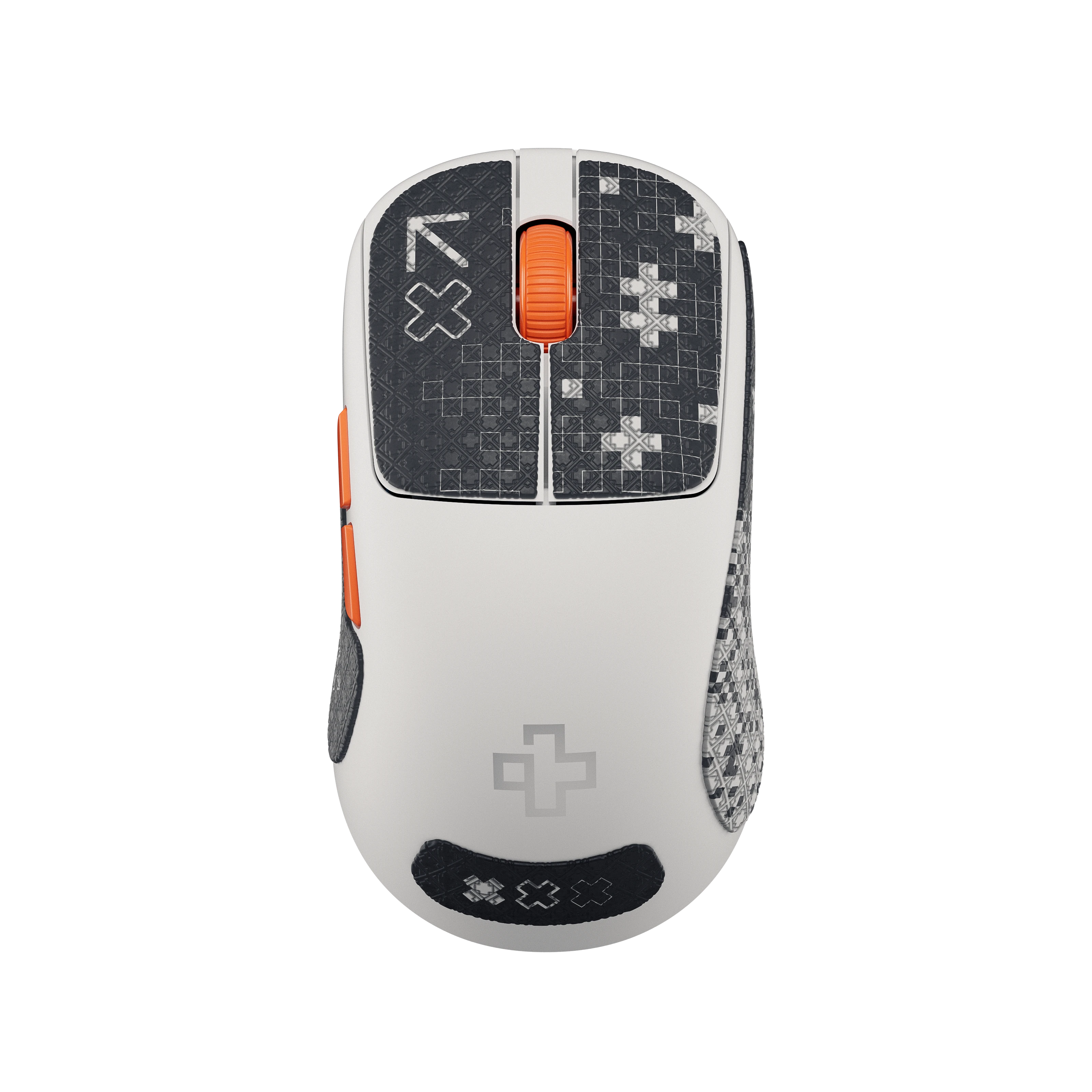 QwertyKey Falcon Alb 8K Gaming Egér, 30.000 DPI, Bluetooth vezeték nélküli Trio mód, Pixart 3950