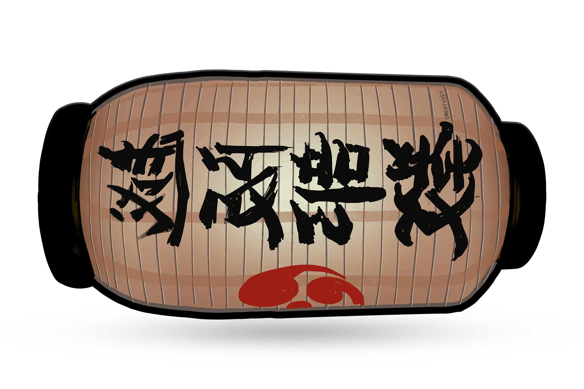 Deskmat egérpad QwertyKey Striker 4mm szegélyű varrattal