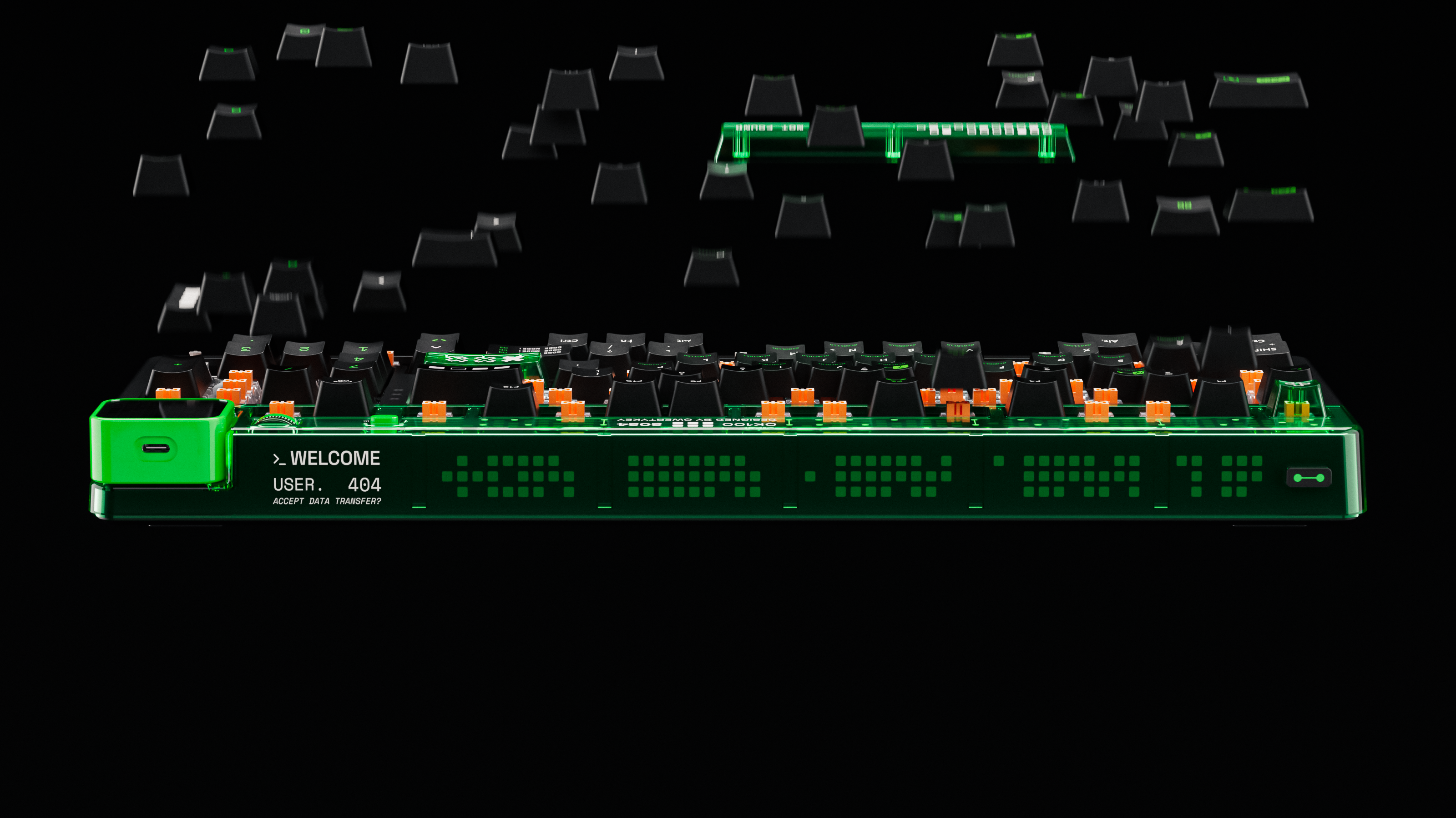 QwertyKey100 Matrix Hotswap RGB Ecran Pixel Bluetooth Gasket Mount Mechanikus Gaming Billentyűzet