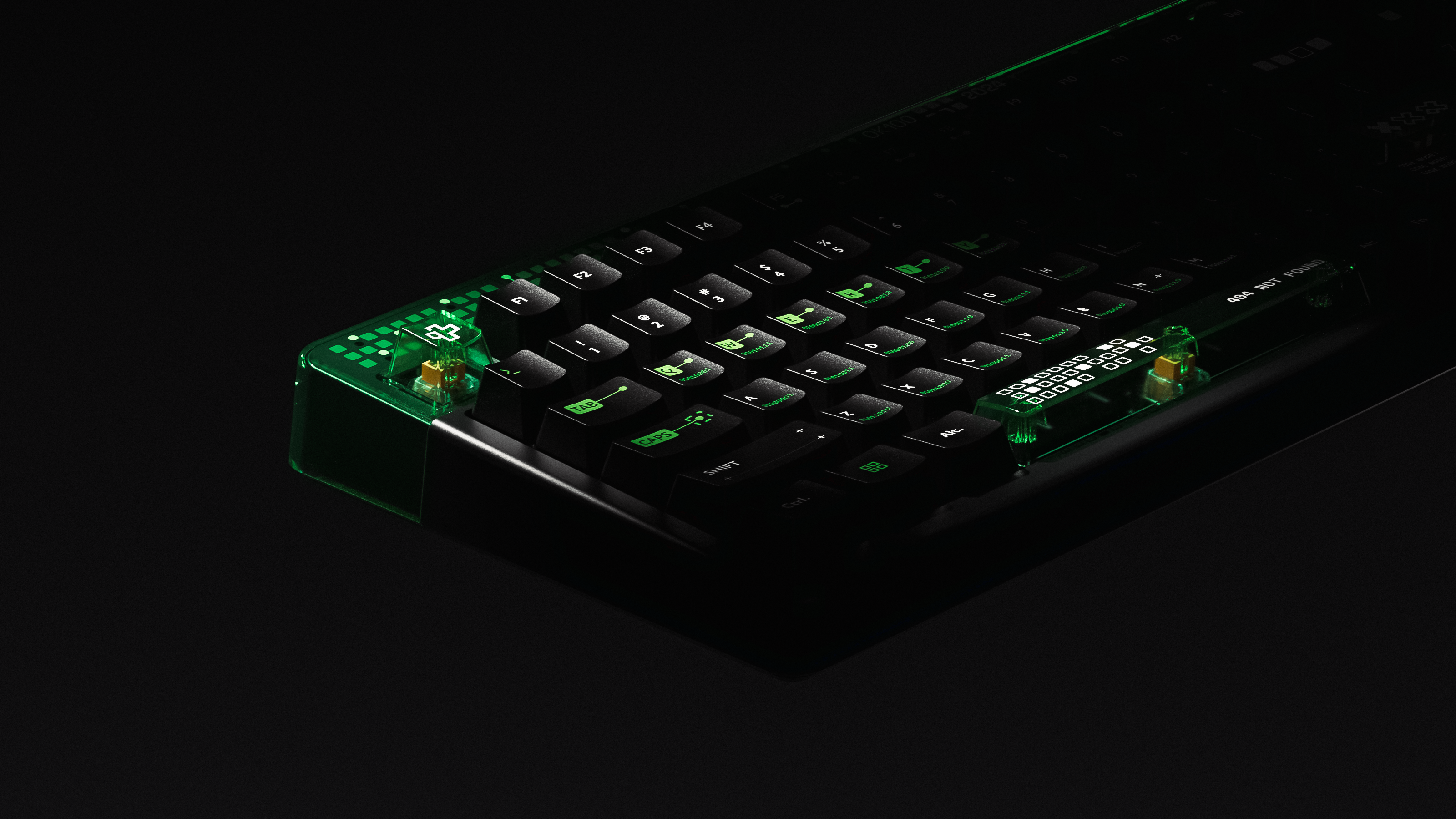 QwertyKey100 Matrix Hotswap RGB Ecran Pixel Bluetooth Gasket Mount Mechanikus Gaming Billentyűzet