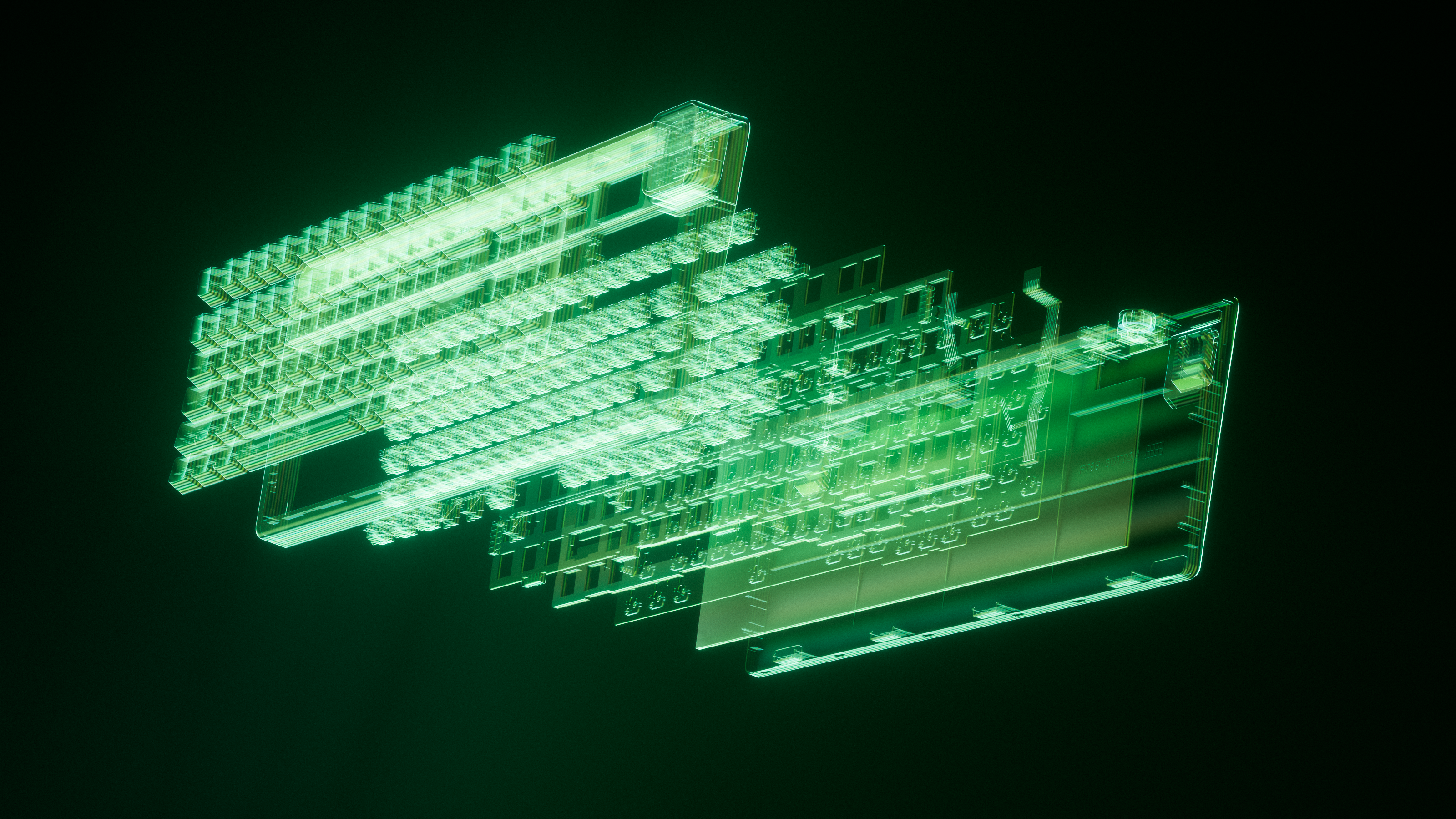 QwertyKey100 Matrix Hotswap RGB Ecran Pixel Bluetooth Gasket Mount Mechanikus Gaming Billentyűzet