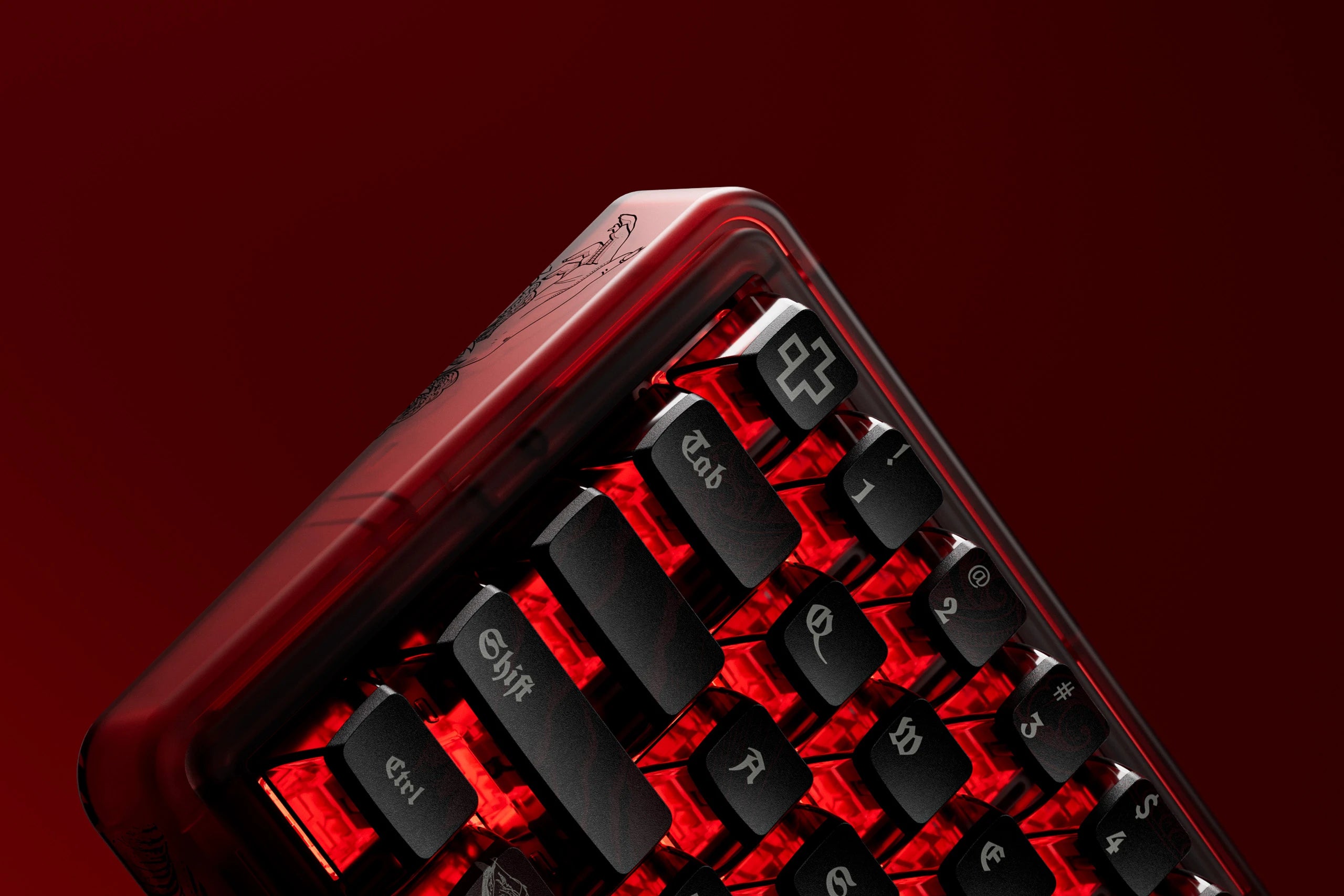 QwertyKey65 Pro Dracula Bluetooth Vezeték nélküli VIA Hotswap RGB Mechanikus Játékbillentyűzet