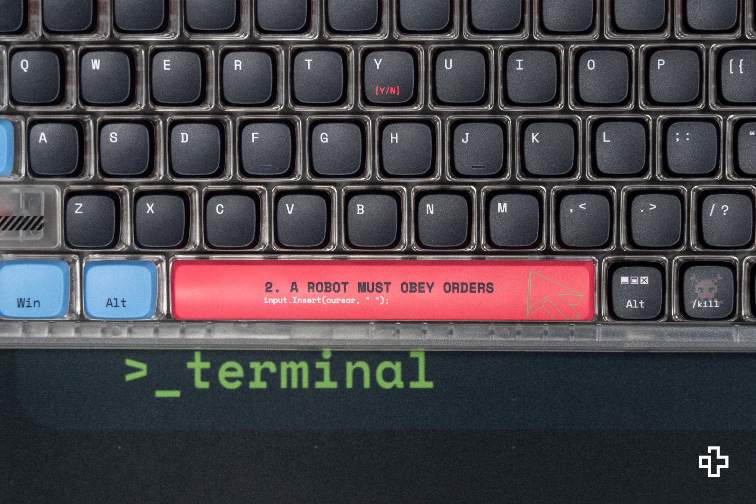 QwertyKey75 Terminál Bluetooth Vezeték nélküli Hotswap RGB VIA/QMK Gasket Rögzített Mechanikus Játékbillentyűzet