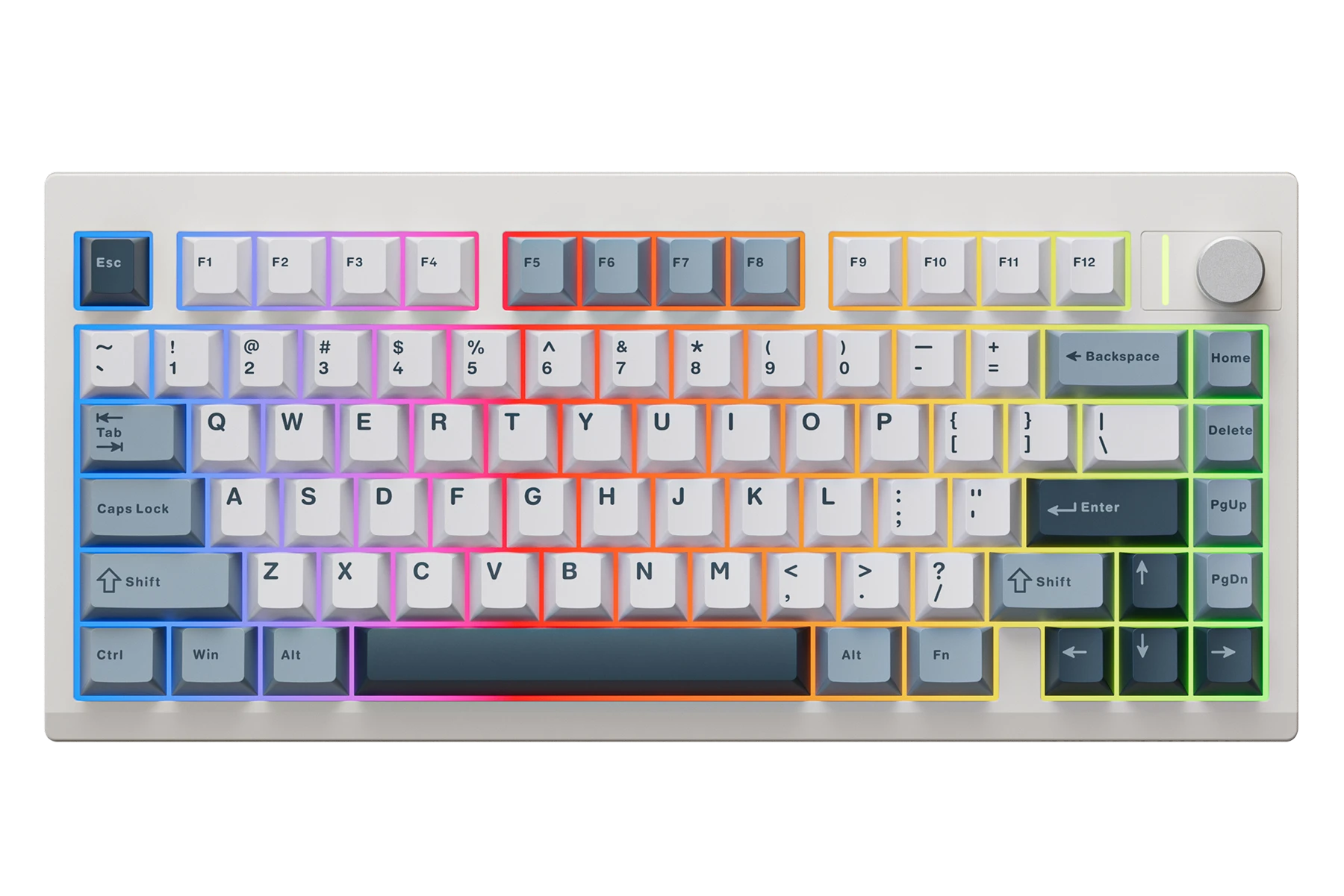 QwertyKey75 Pro V2 Alba Bluetooth Wireless Hotswap RGB Web Software Gasket Mounted Tastatura Mecanica Gaming