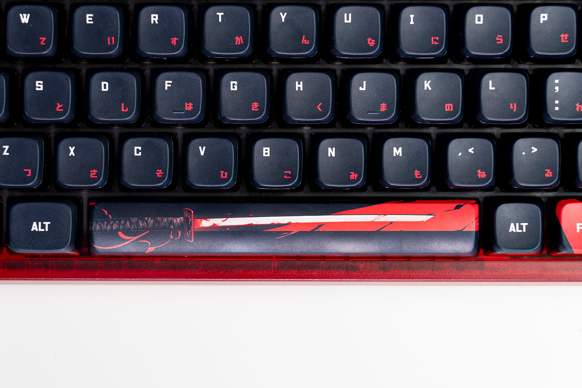 QwertyKey75 Samurai Bluetooth Vezeték nélküli Hotswap RGB VIA/QMK Gasket Rögzített Mechanikus Játékbillentyűzet
