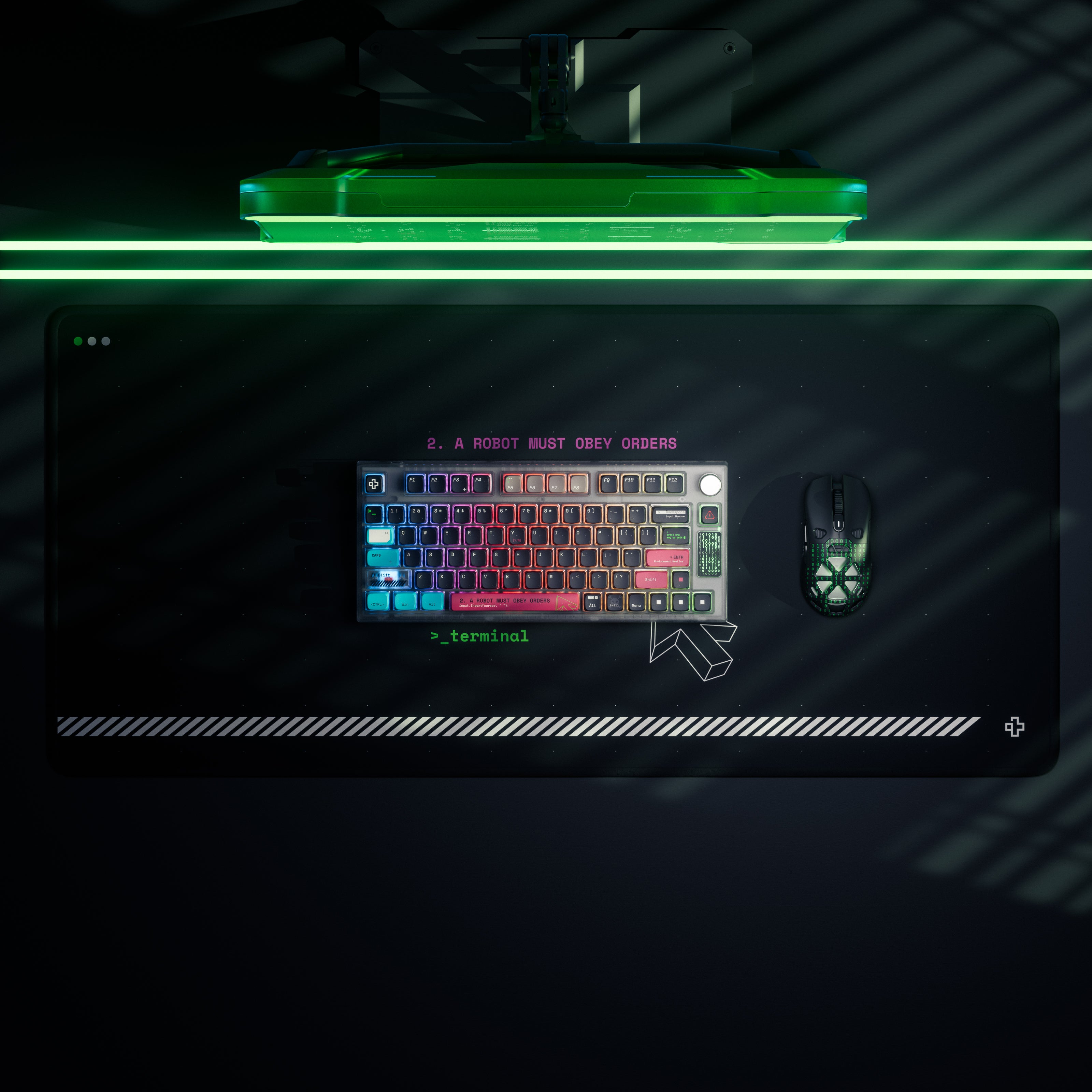QwertyKey75 Terminál Bluetooth Vezeték nélküli Hotswap RGB VIA/QMK Gasket Rögzített Mechanikus Játékbillentyűzet
