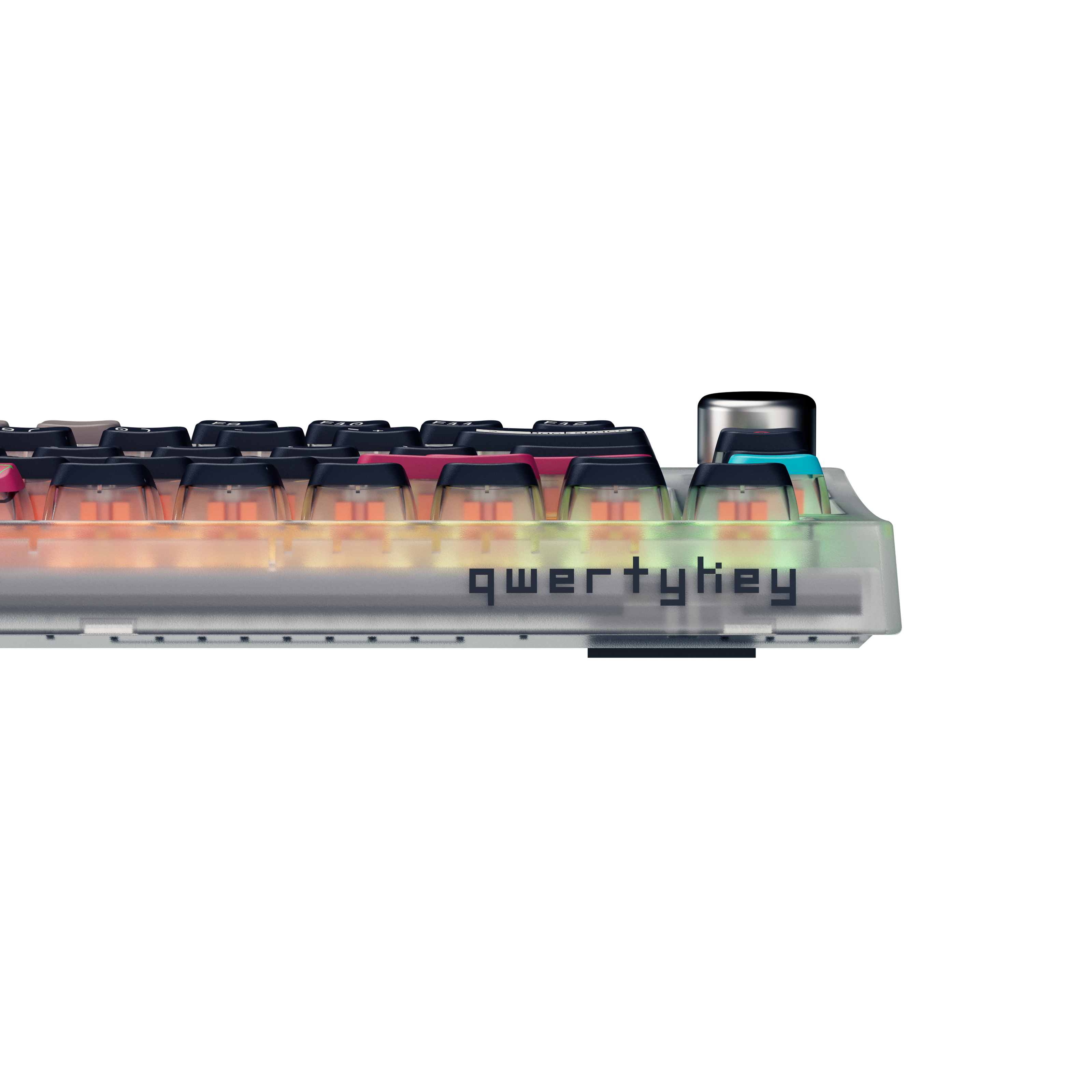 QwertyKey75 Terminál Bluetooth Vezeték nélküli Hotswap RGB VIA/QMK Gasket Rögzített Mechanikus Játékbillentyűzet
