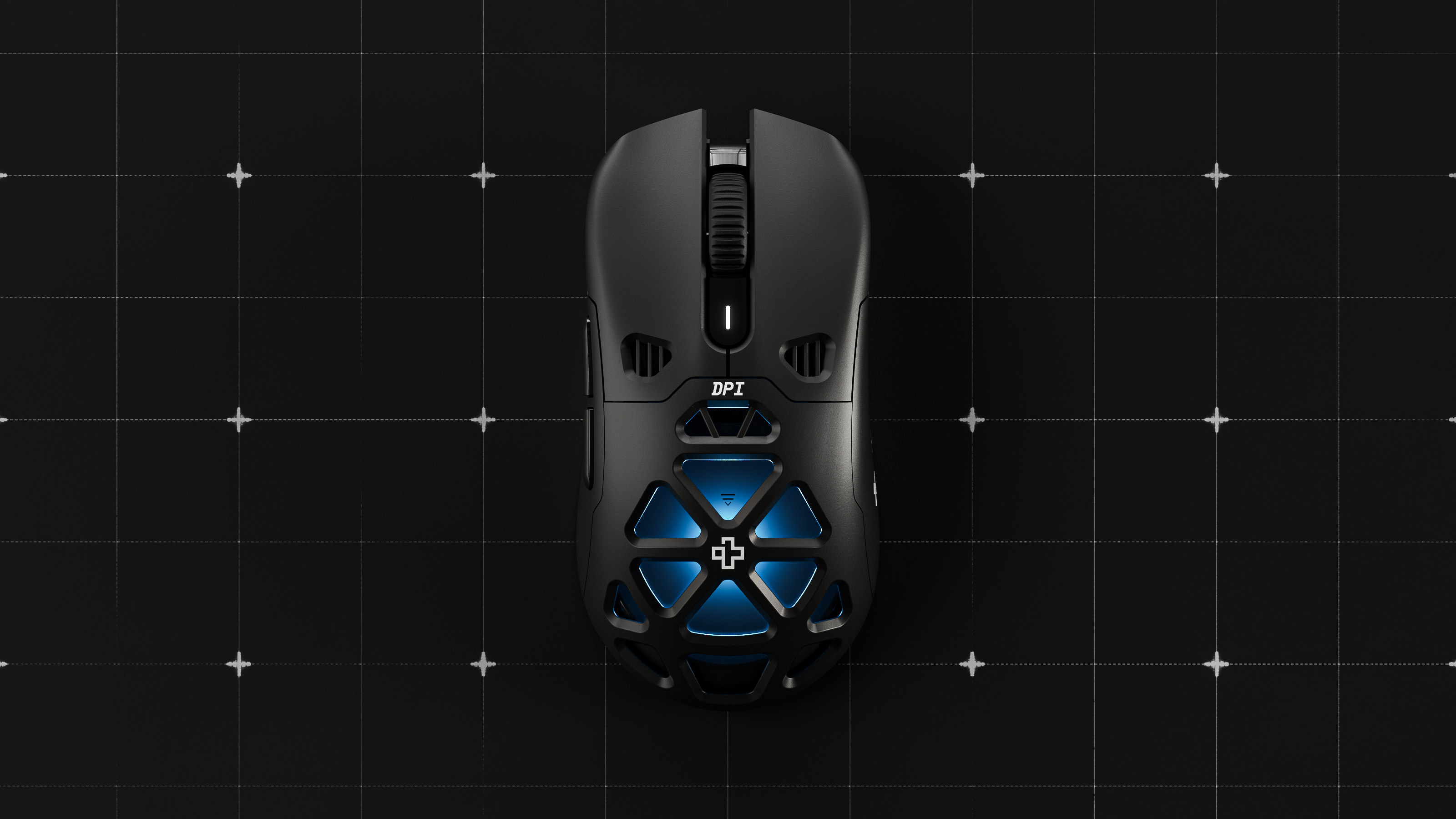 Egér QwertyKey QKM1 Vezeték nélküli Bluetooth Töltő Dokkoló Fekete