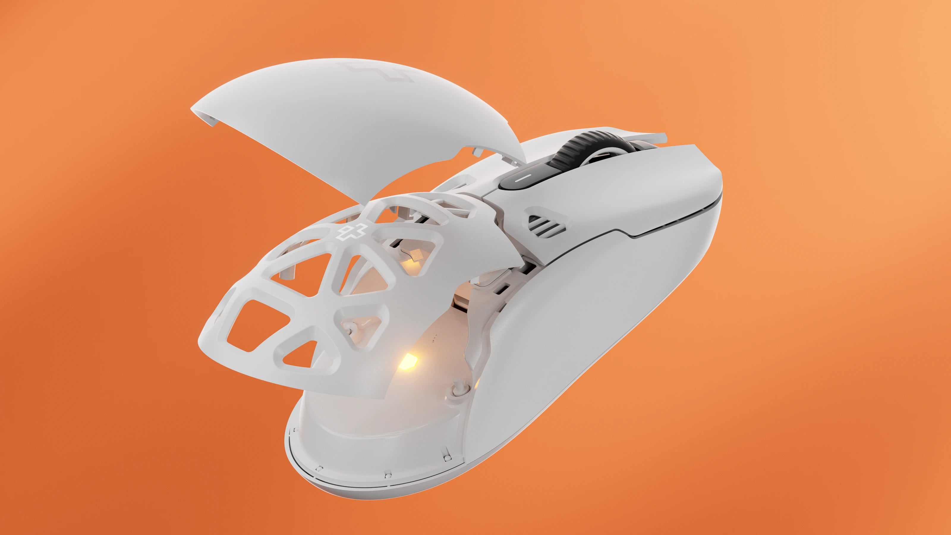 Mouse QwertyKey QKM1 Alb Vezeték nélküli Bluetooth Töltő Dokkoló