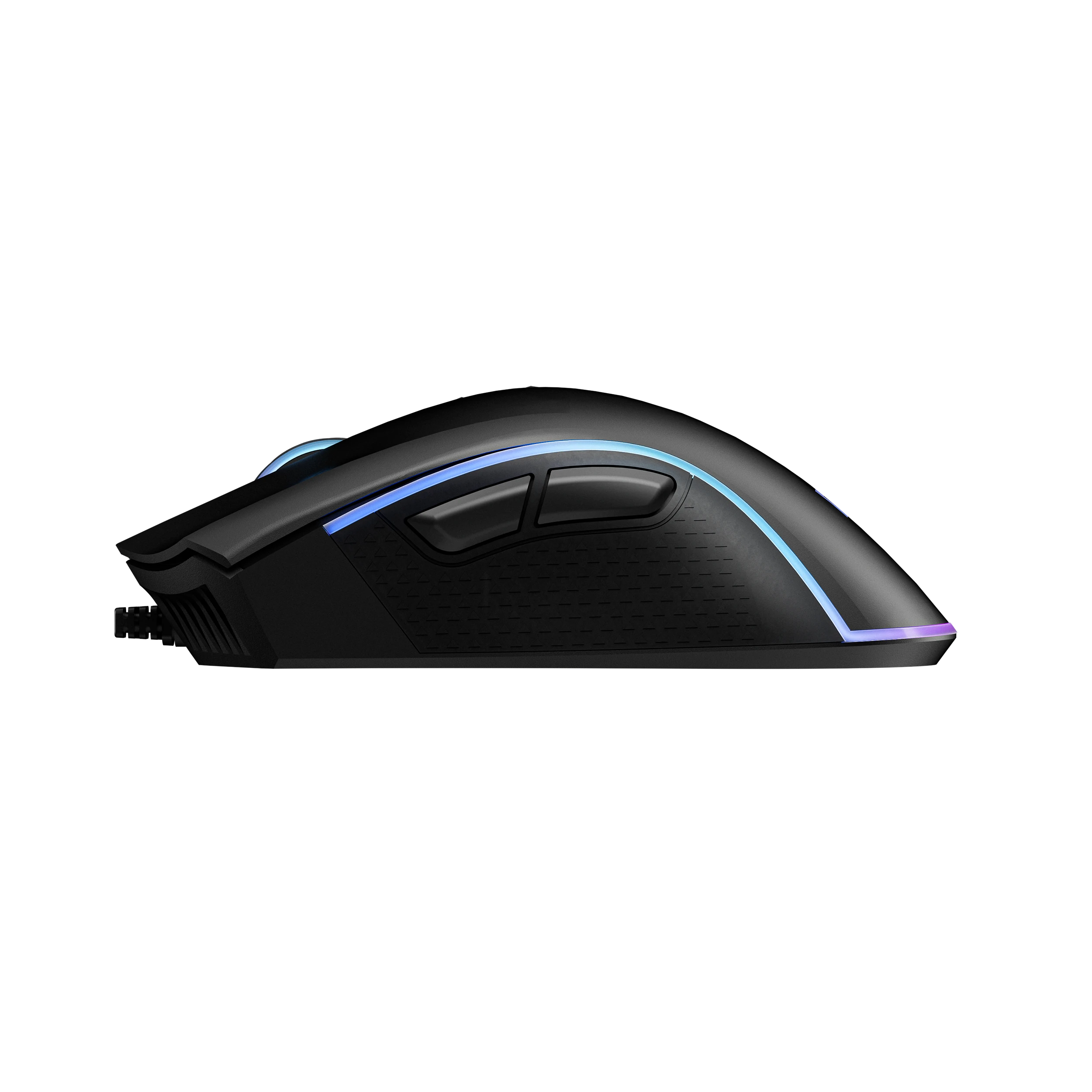 QwertyKey Gaming Egér Forge Fekete, RGB, 12.000 DPI, Szoftver