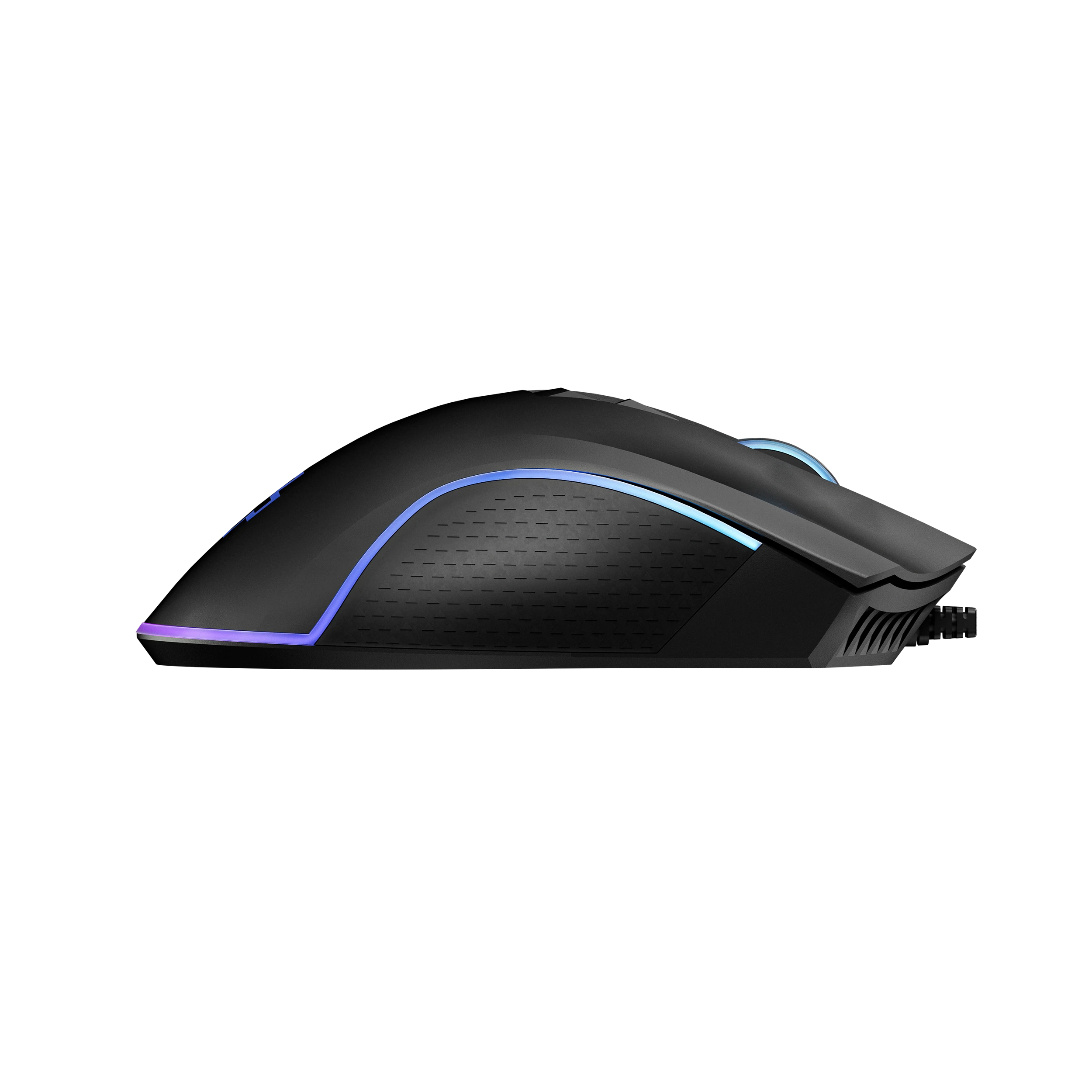 QwertyKey Gaming Egér Forge Fekete, RGB, 12.000 DPI, Szoftver