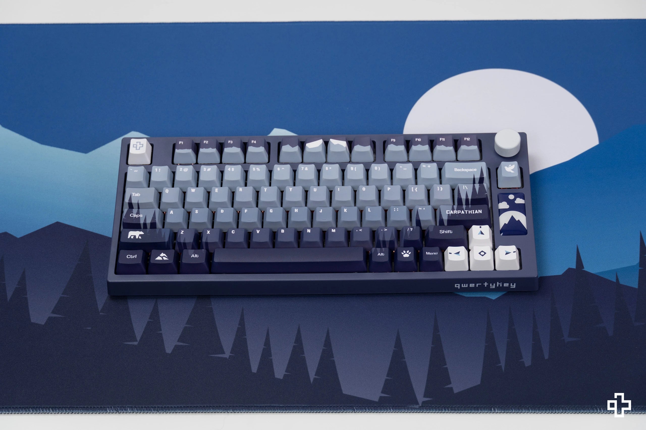 Deskmat Egérpad QwertyKey Kárpáti 4mm varrott szélek
