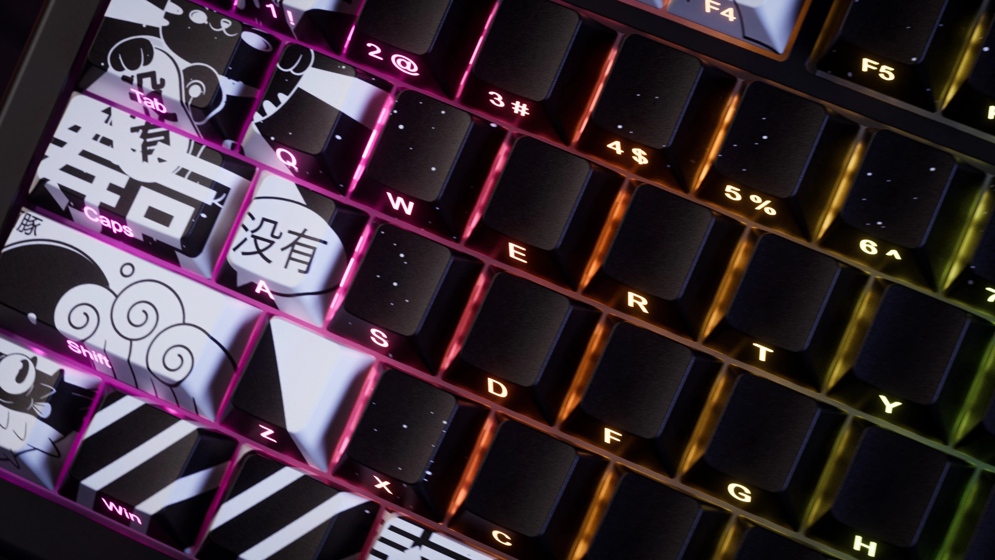 QwertyKey75 HE Momo – Hall Effekt, Gyors Trigger, RGB, Snap Tap, Mágneses Kapcsolók