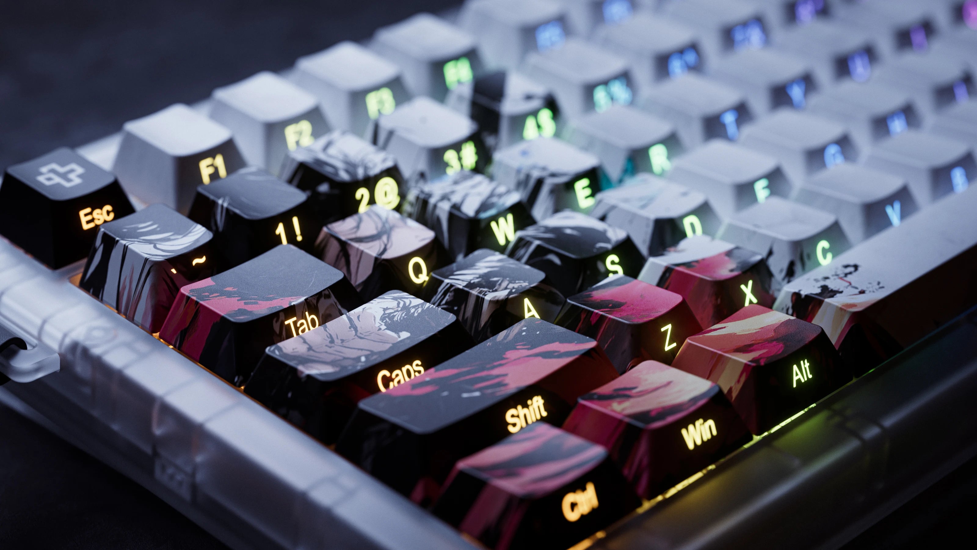 QwertyKey75 HE Striker – Hall Effektus, Gyors Trigger, RGB, Snap Tap, Mágneses Kapcsolók