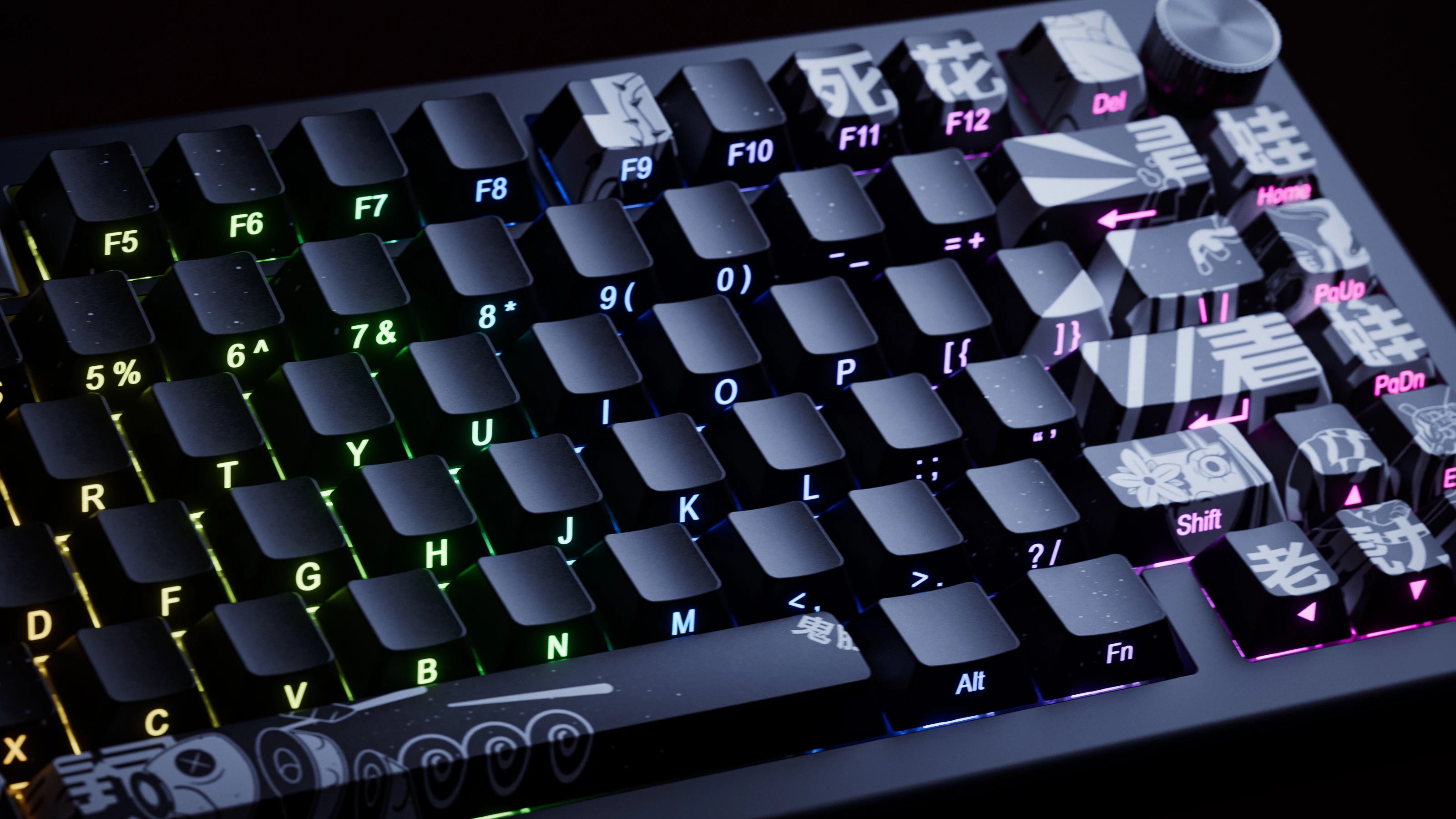 QwertyKey75 HE Momo – Hall Effekt, Gyors Trigger, RGB, Snap Tap, Mágneses Kapcsolók