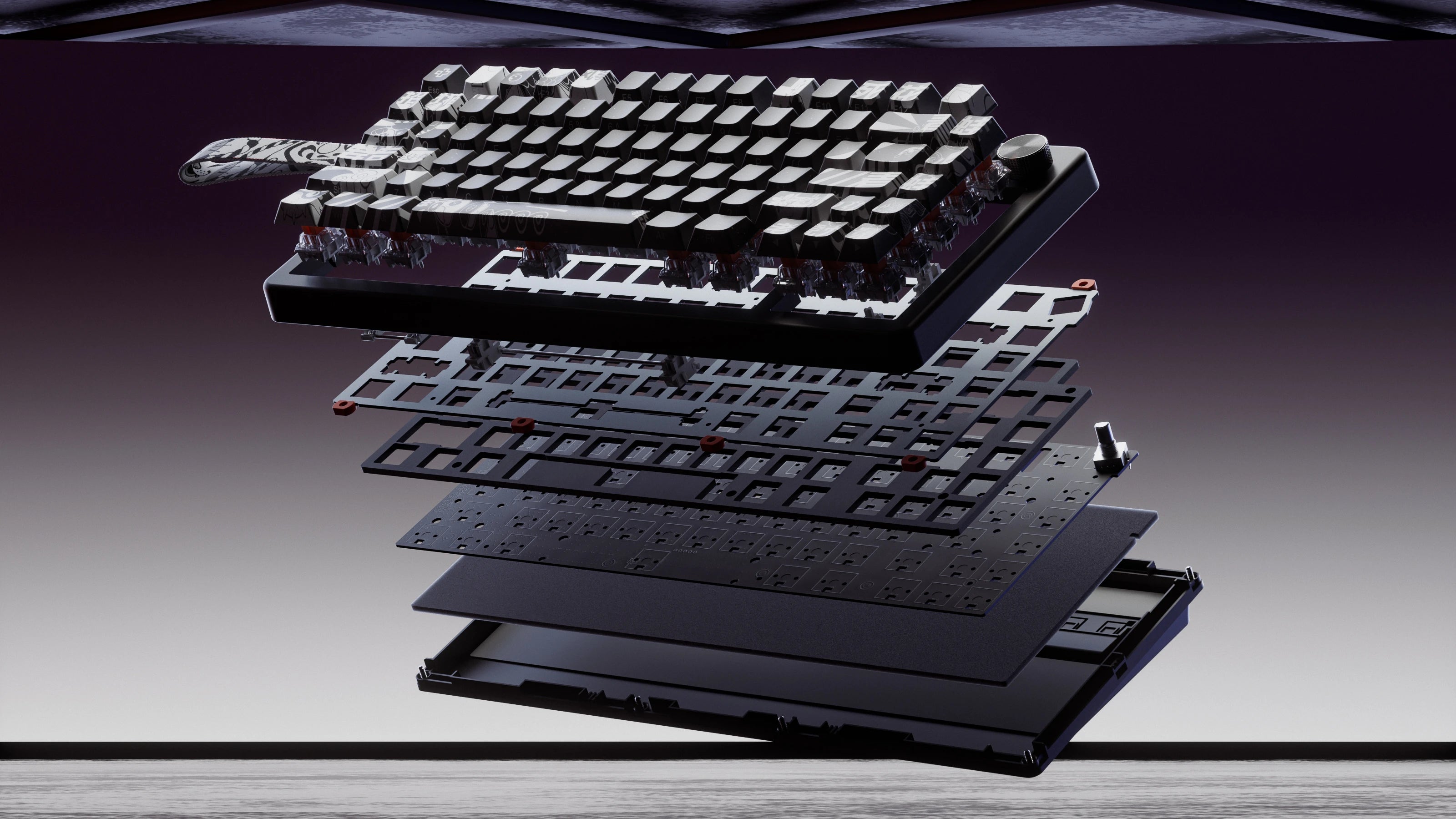 QwertyKey75 HE Momo – Hall Effekt, Gyors Trigger, RGB, Snap Tap, Mágneses Kapcsolók