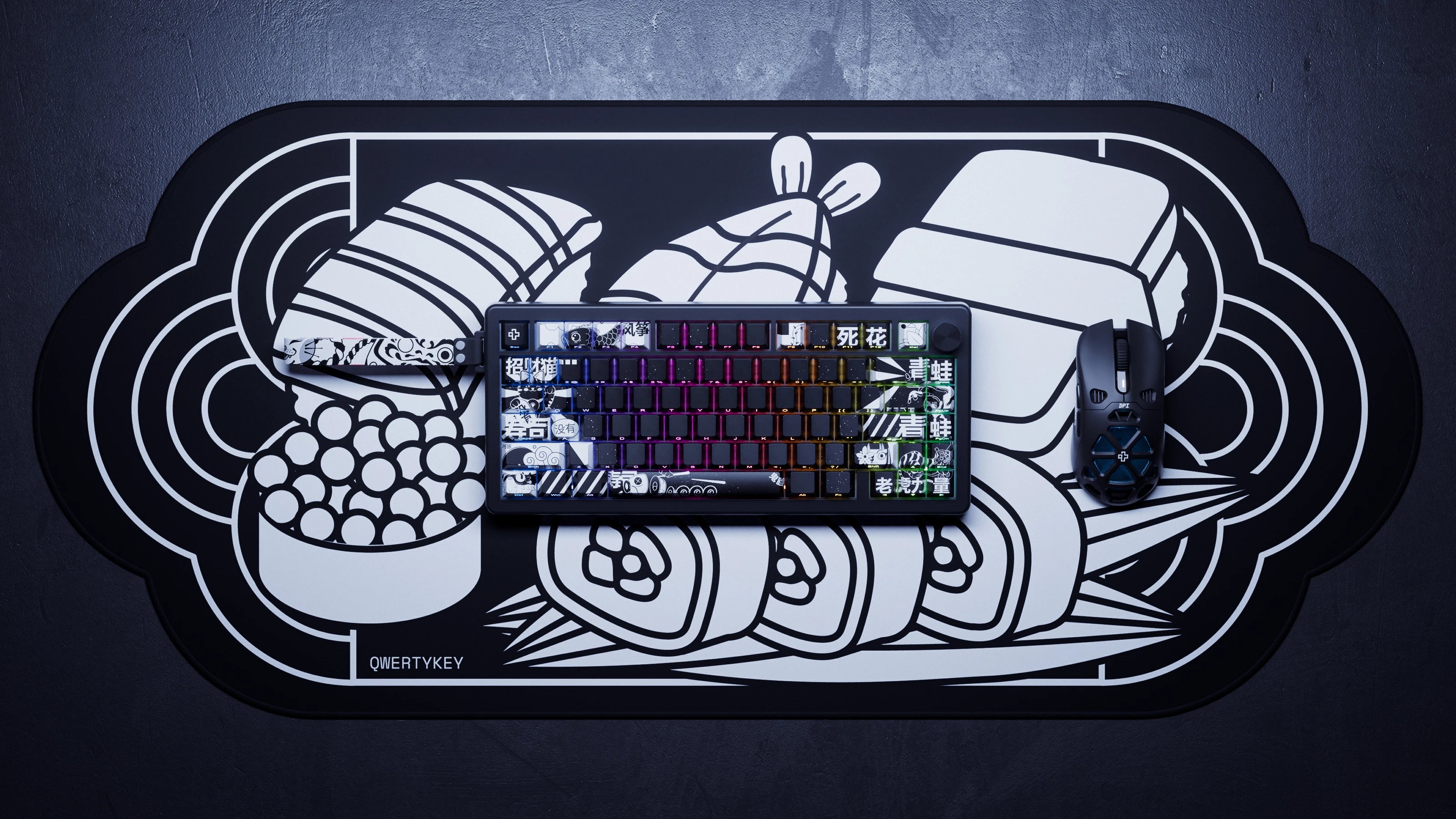 QwertyKey75 HE Momo – Hall Effekt, Gyors Trigger, RGB, Snap Tap, Mágneses Kapcsolók