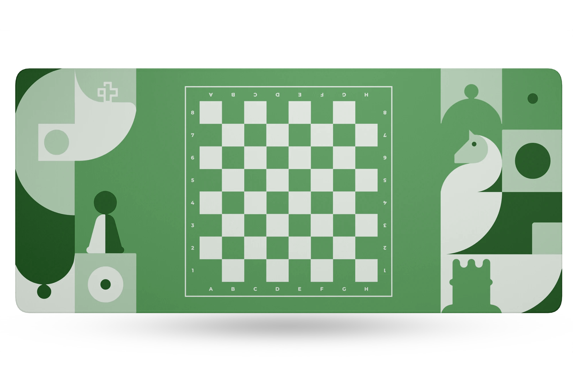 Deskmat Egérpad QwertyKey Sakk 4mm varrott szélek