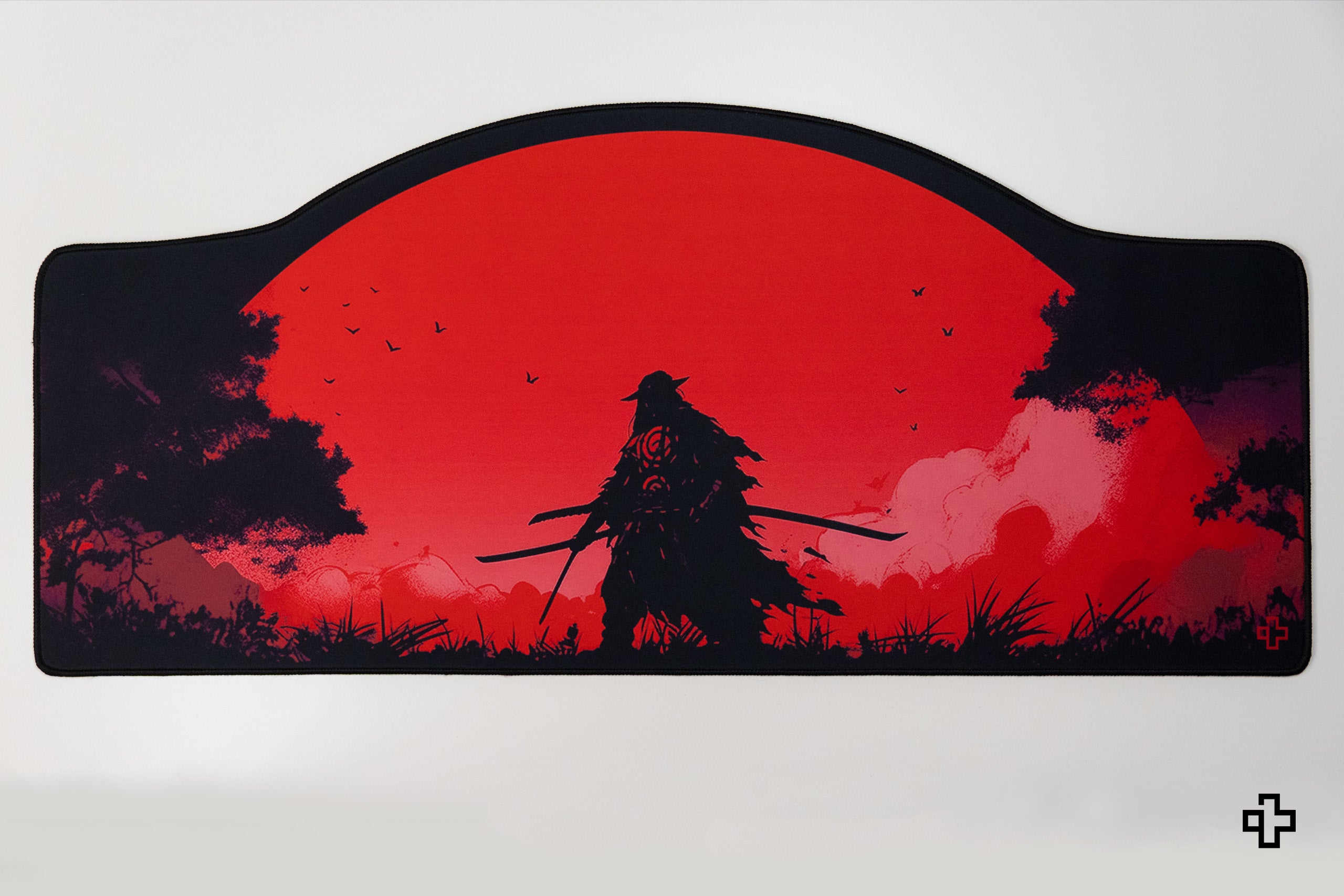 Deskmat Egérpad QwertyKey Samurai 4mm varrott szélekkel