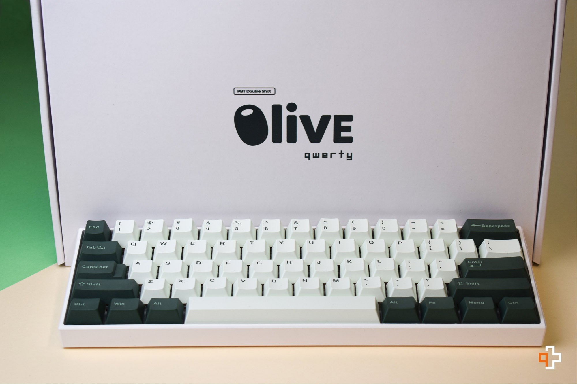 Set Taste QWERTY Olive Profil Cherry PBT Double Shot