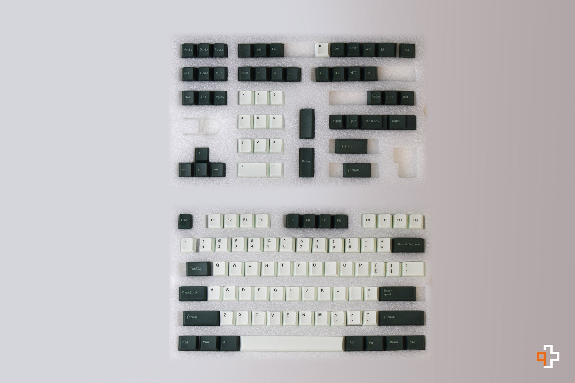 Set Taste QWERTY Olive Profil Cherry PBT Double Shot