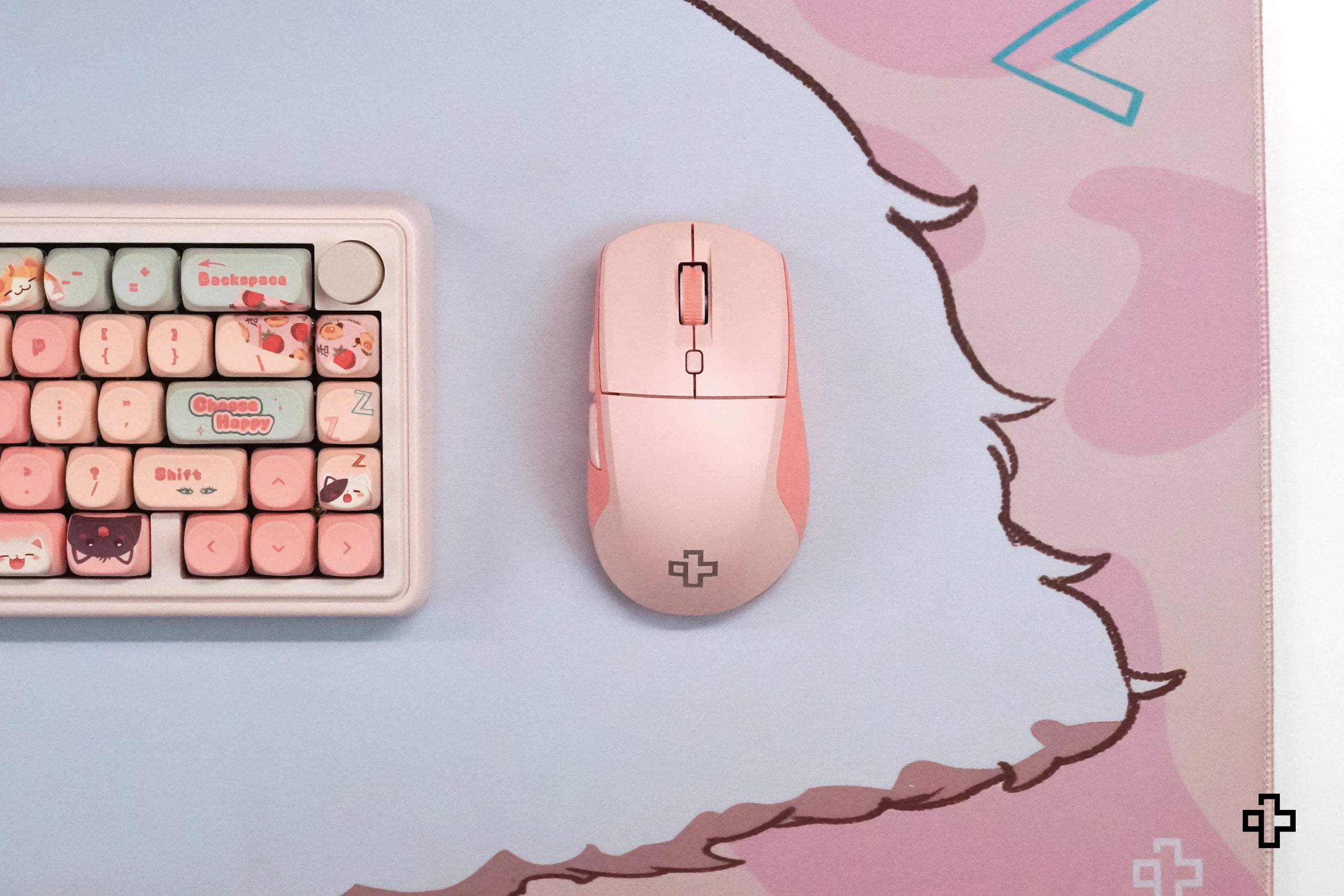 QwertyKey Flow Office Bluetooth vezeték nélküli RGB egér