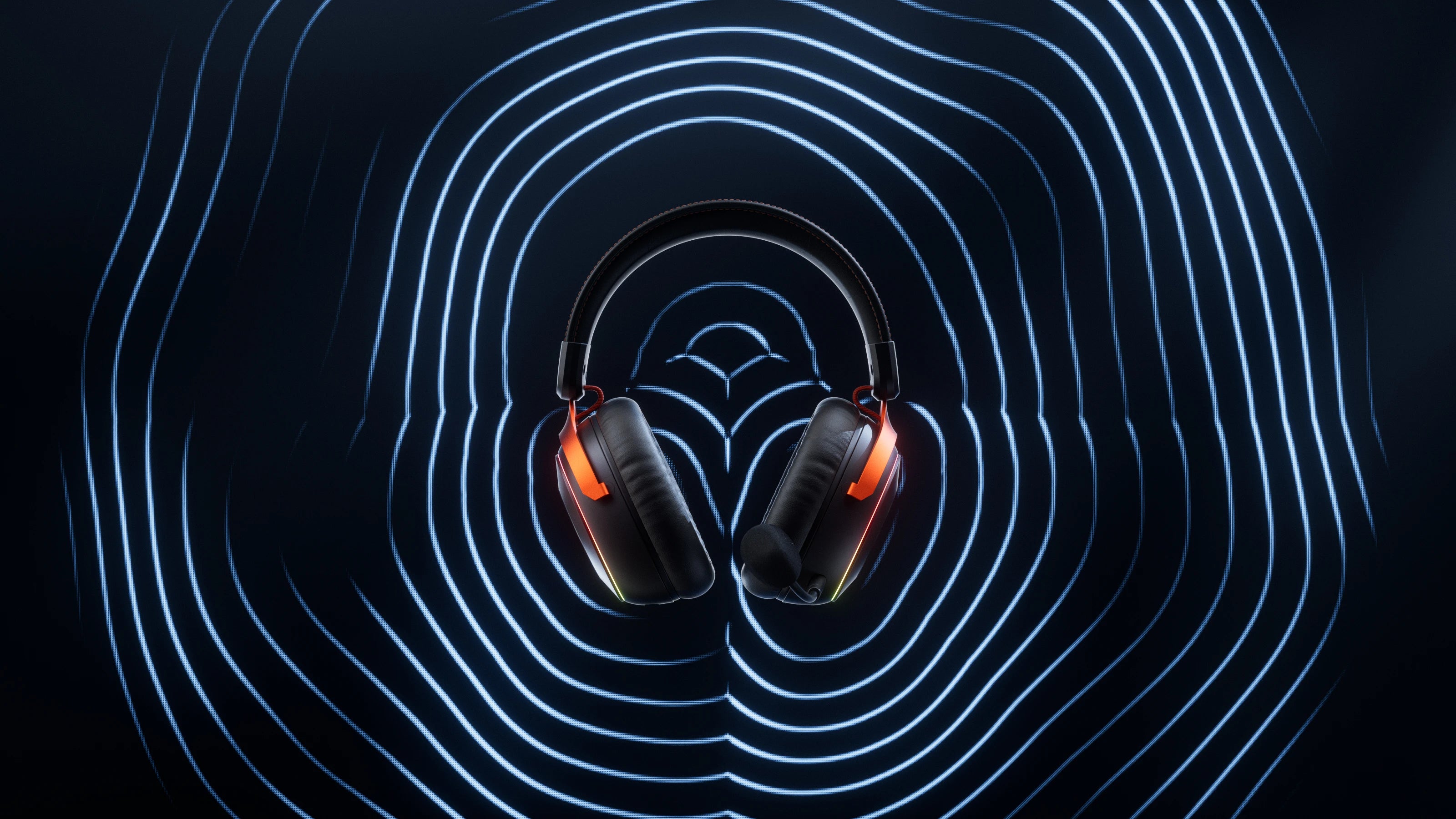 QwertyKey Pulse vezeték nélküli gaming fejhallgató, Trio mód, RGB, szoftver, AI zajcsökkentéses mikrofon