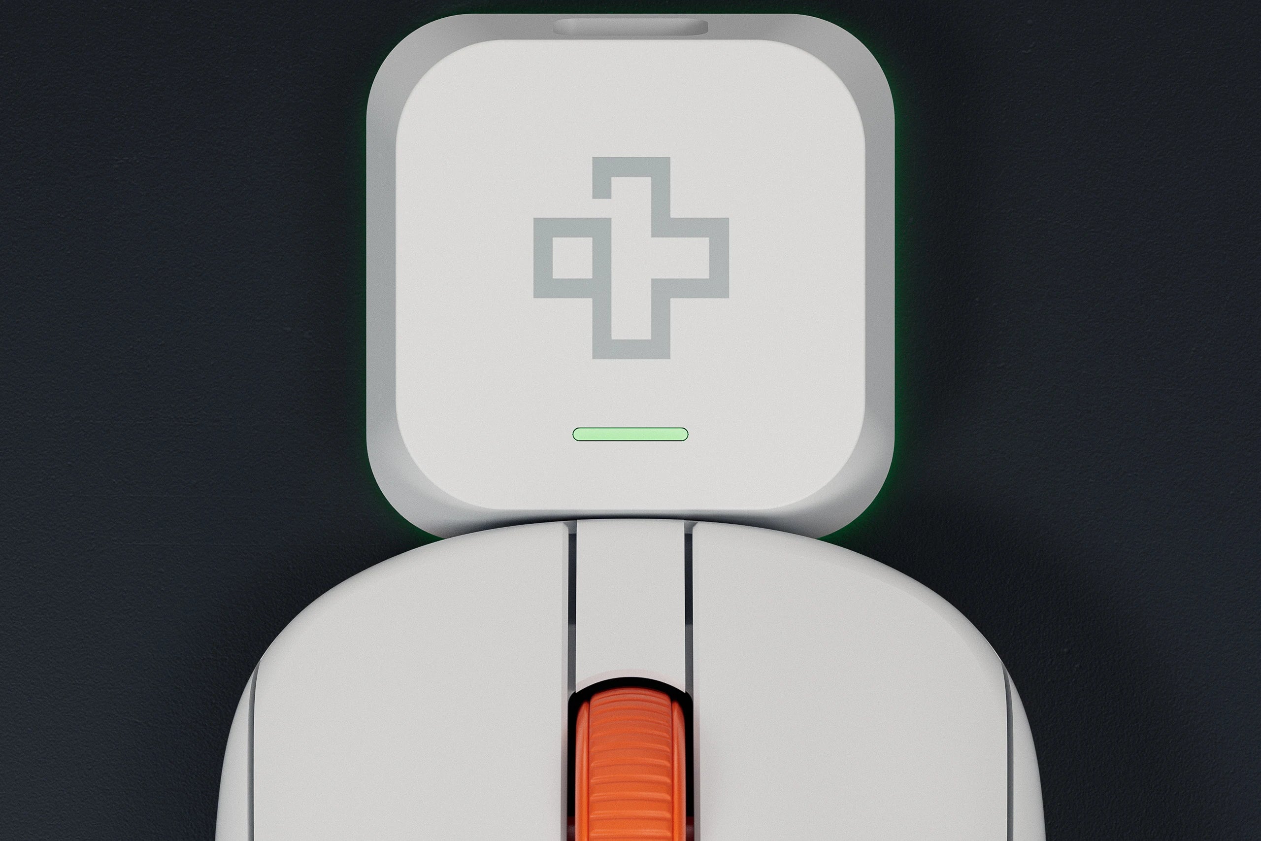 QwertyKey Falcon Alb 8K Gaming Egér, 30.000 DPI, Bluetooth vezeték nélküli Trio mód, Pixart 3950