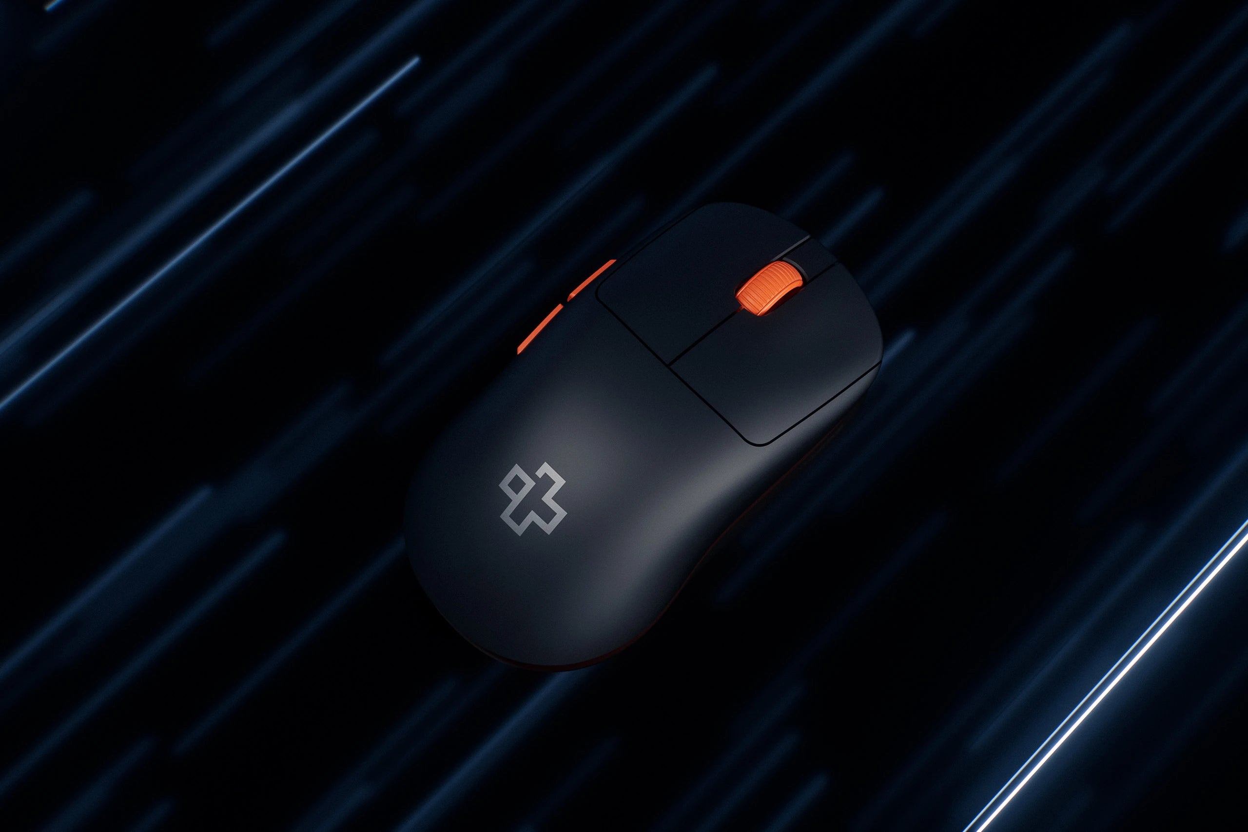 QwertyKey Falcon Gaming Egér Fekete 8K, 30.000 DPI, Bluetooth vezeték nélküli Trio mód, Pixart 3950