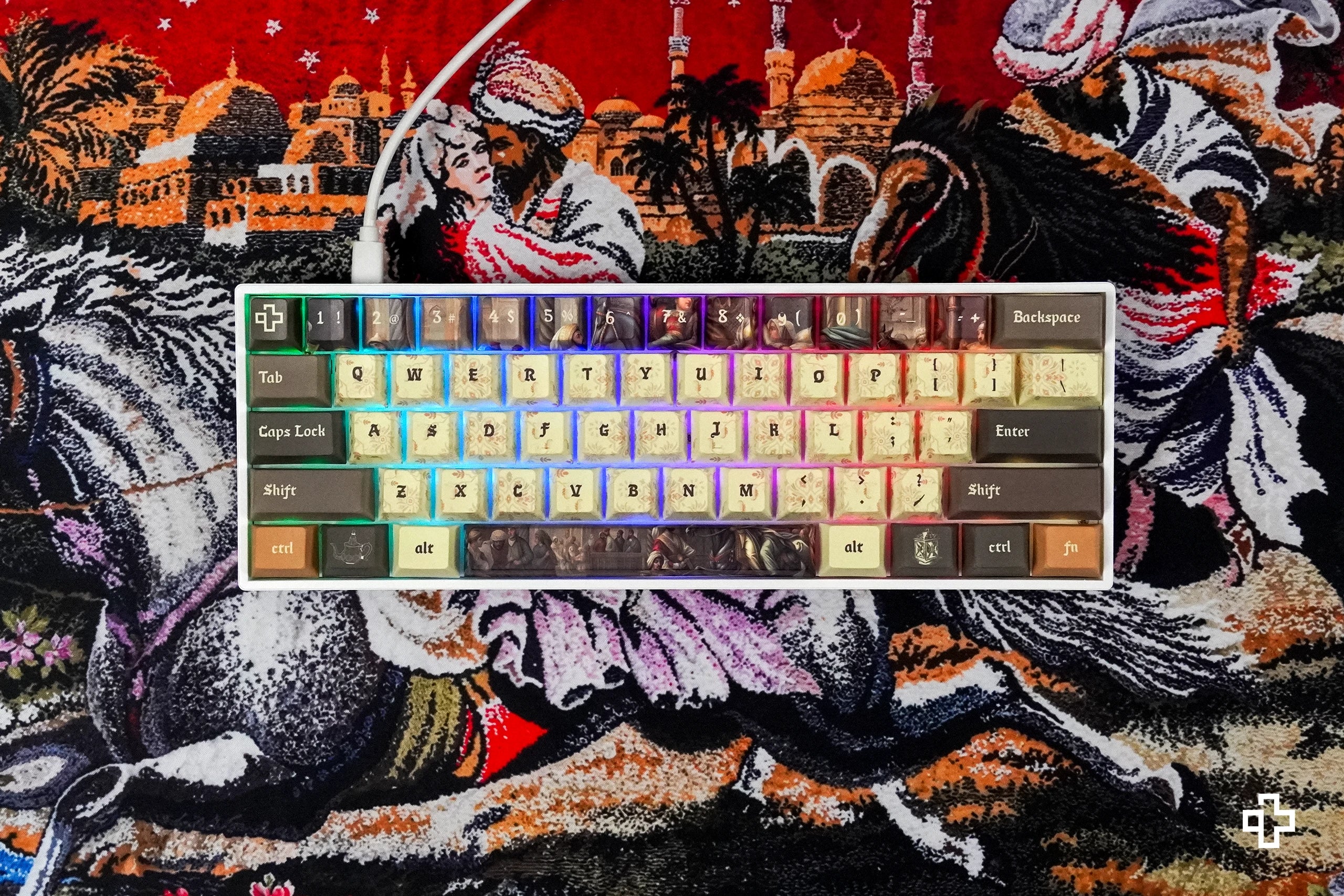 QwertyKey A Szerelemrabló a Szeraiból Hotswap RGB Mechanikus Játékbillentyűzet