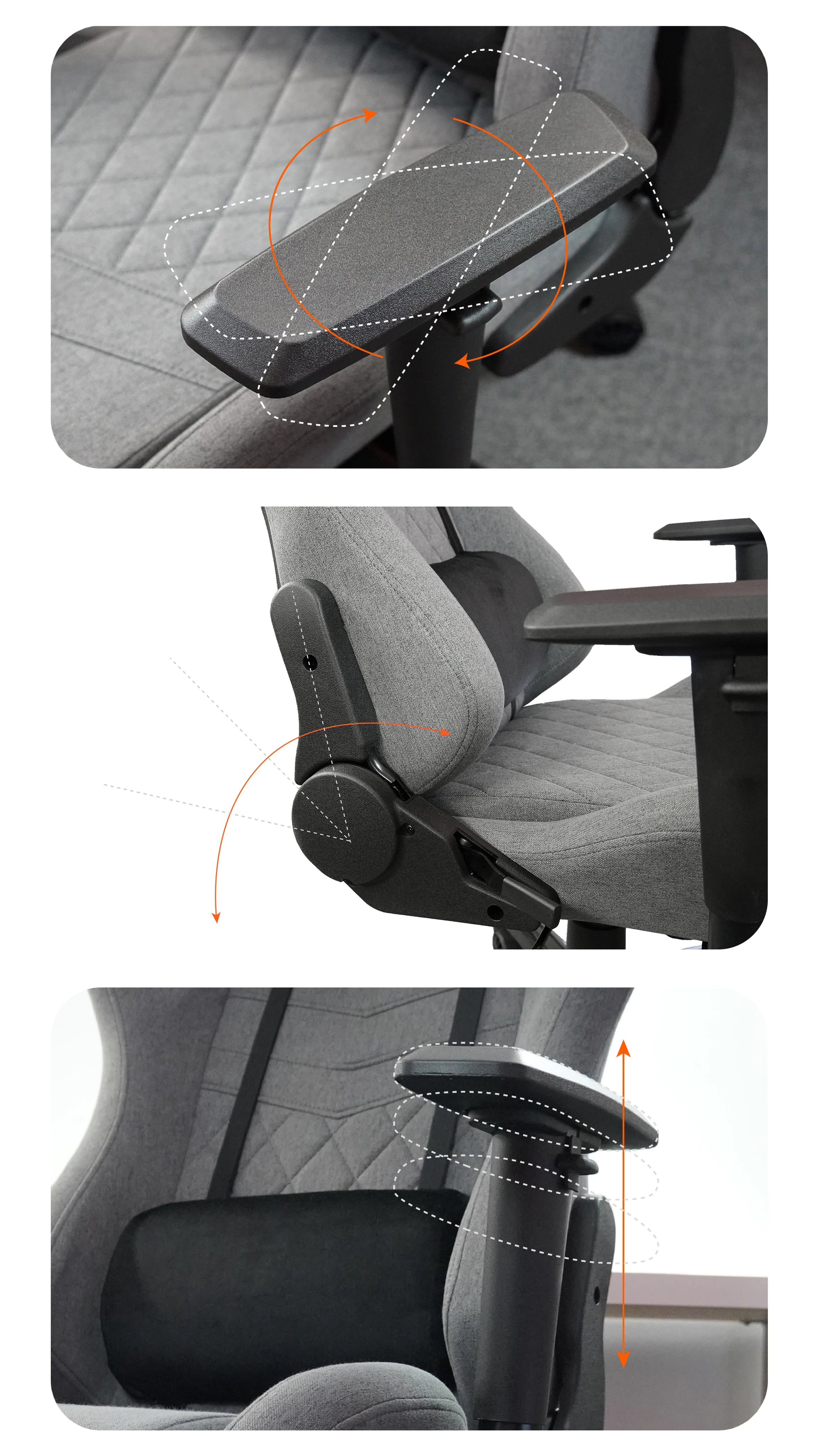 QwertyKey QK/ALT Játék szék, szürke