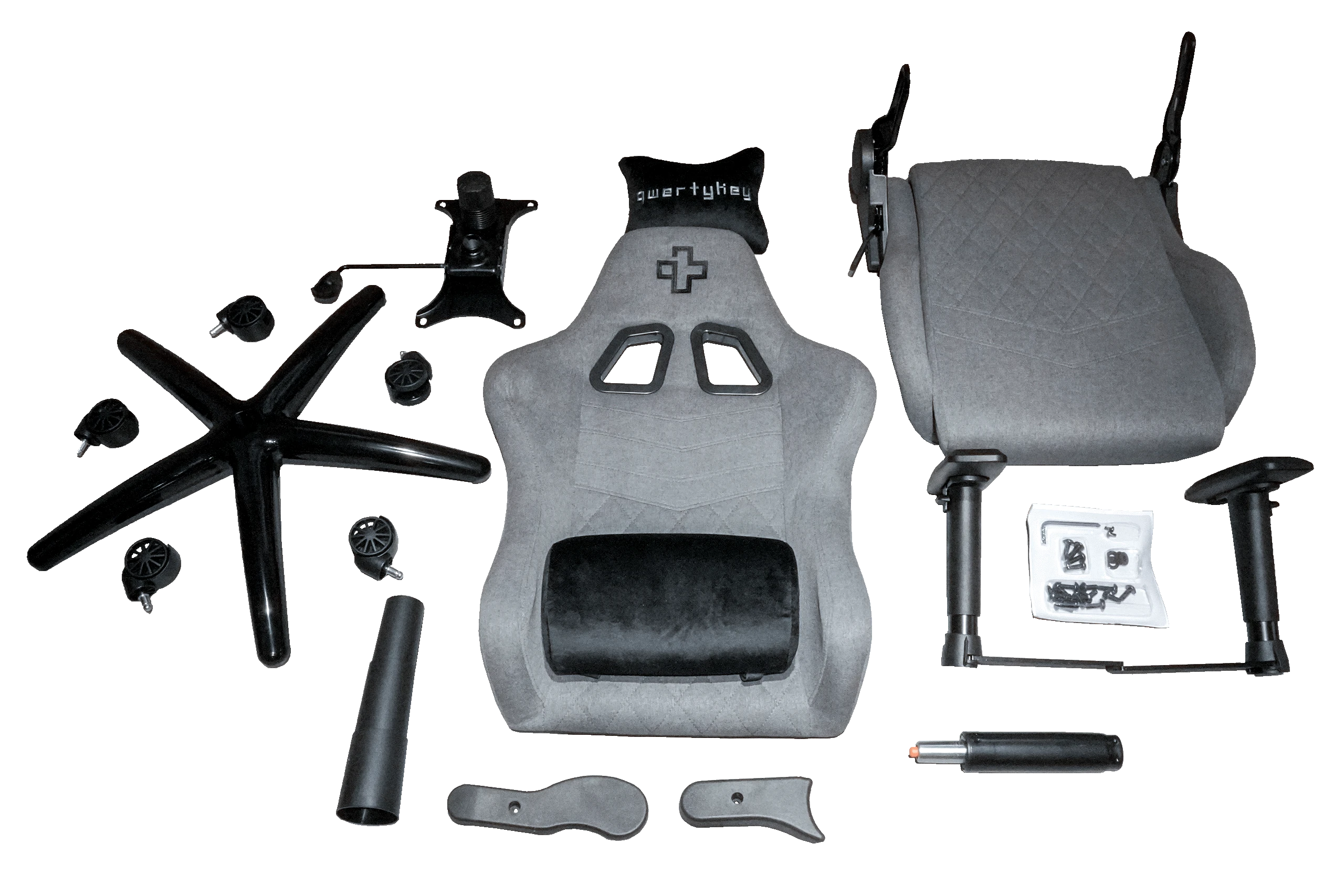 QwertyKey QK/ALT Játék szék, szürke