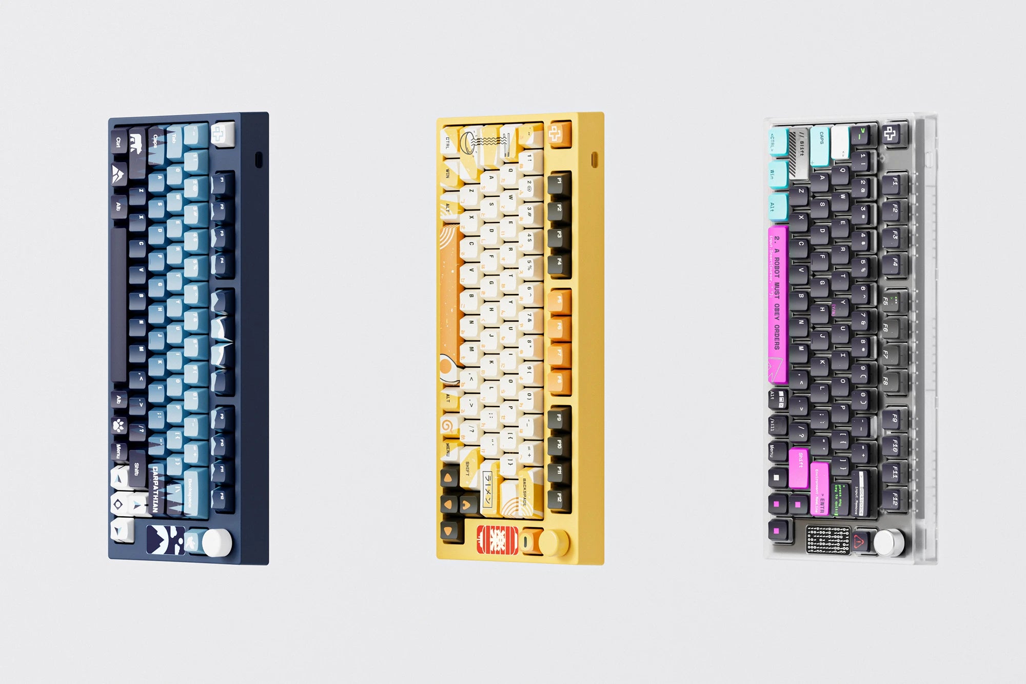 QwertyKey75 Kárpátaljai Bluetooth Vezeték nélküli Hotswap RGB VIA/QMK Gasket Rögzített Mechanikus Játékbillentyűzet