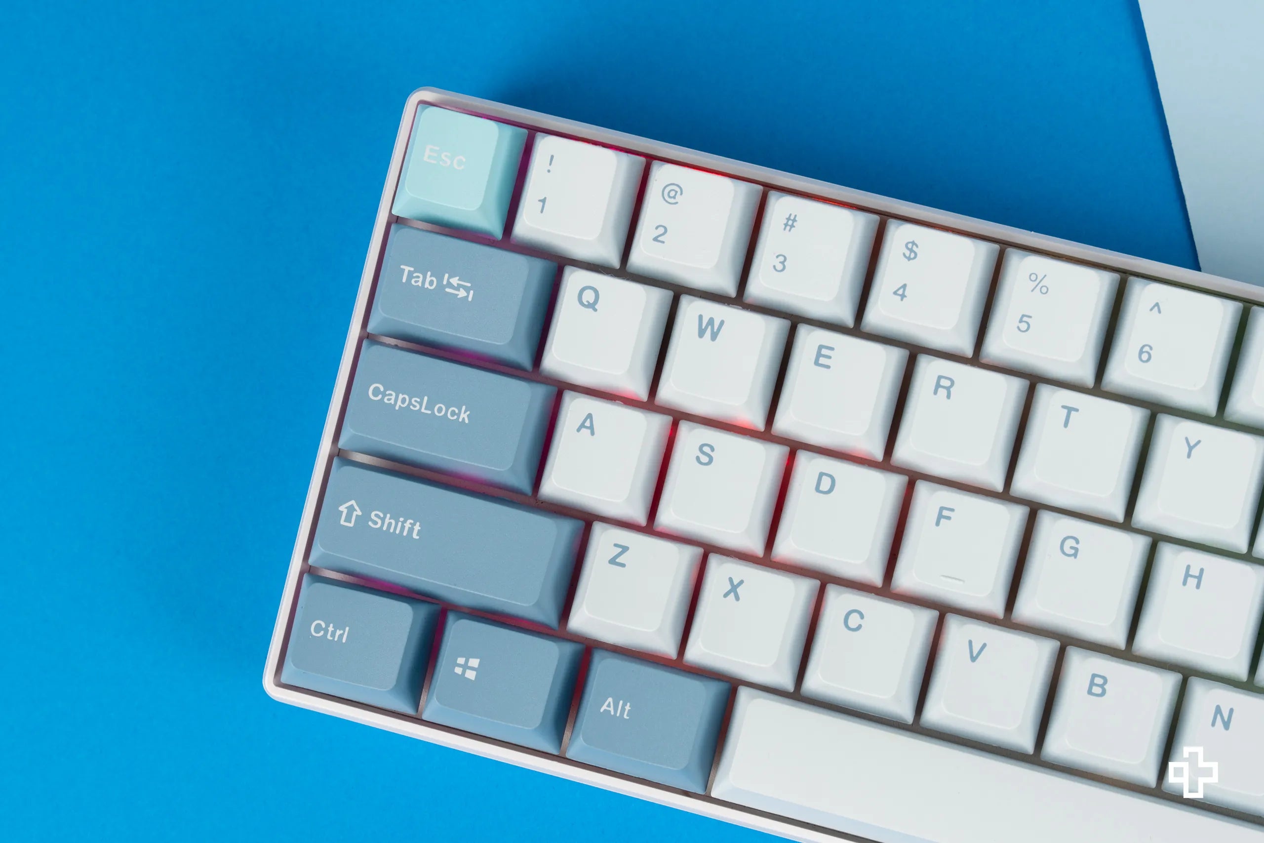 Állítsa be az íz QwertyKey Iceberg PBT Double Shot Profil OEM