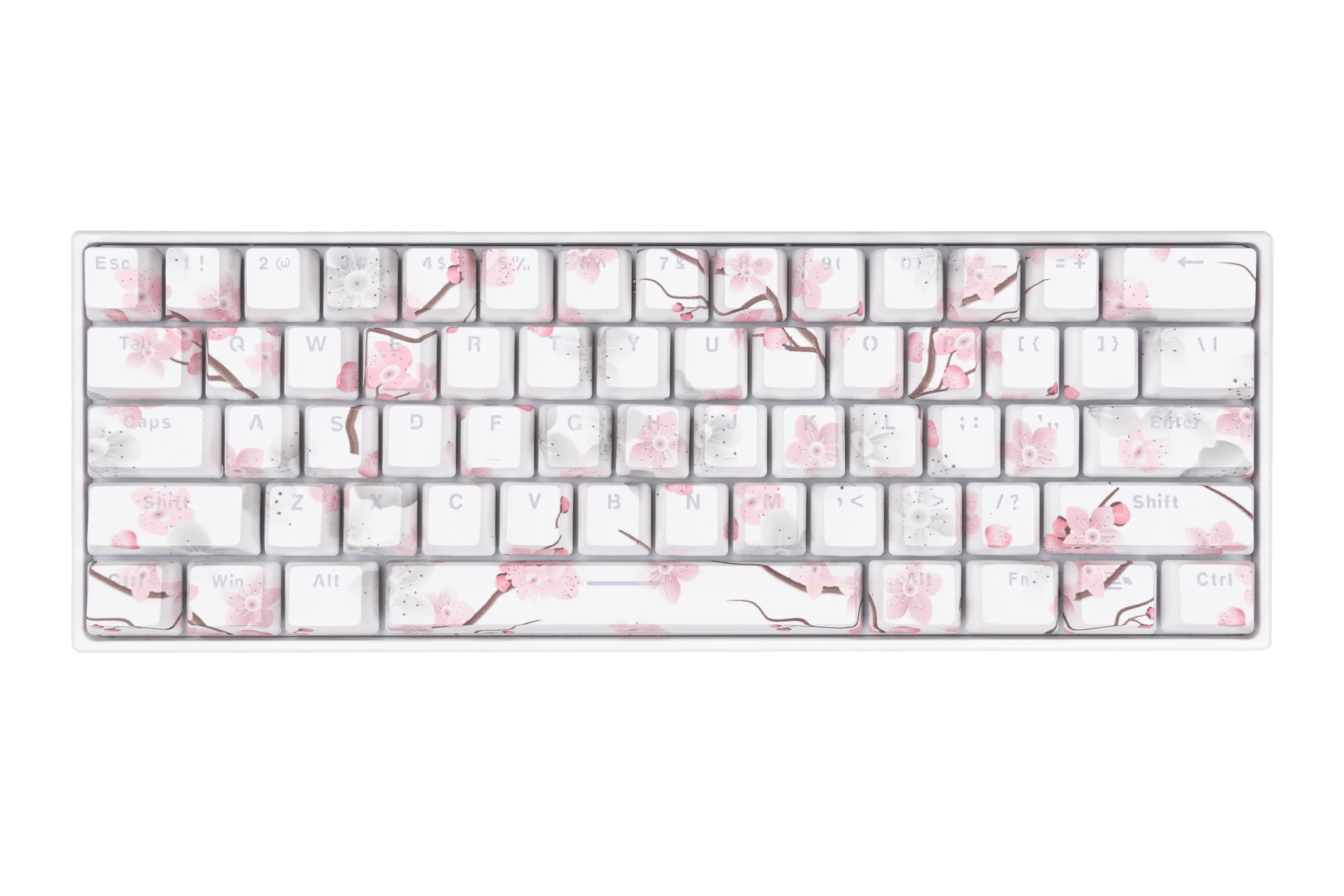 Set Taste Sakura Áttetsző Profil OEM Anyag ABS dupla lövés