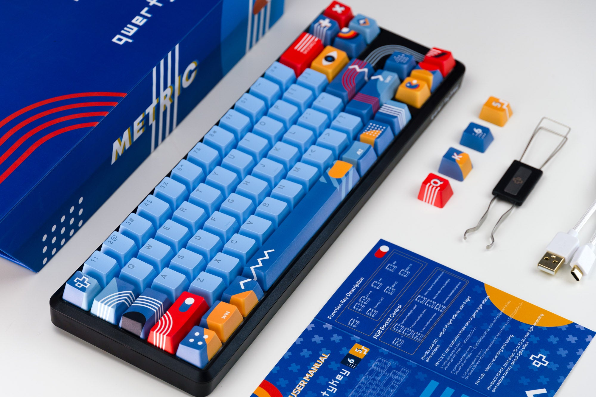 QwertyKey65 Metric Hotswap RGB Tastatura Mecanica Gaming - QwertyKey