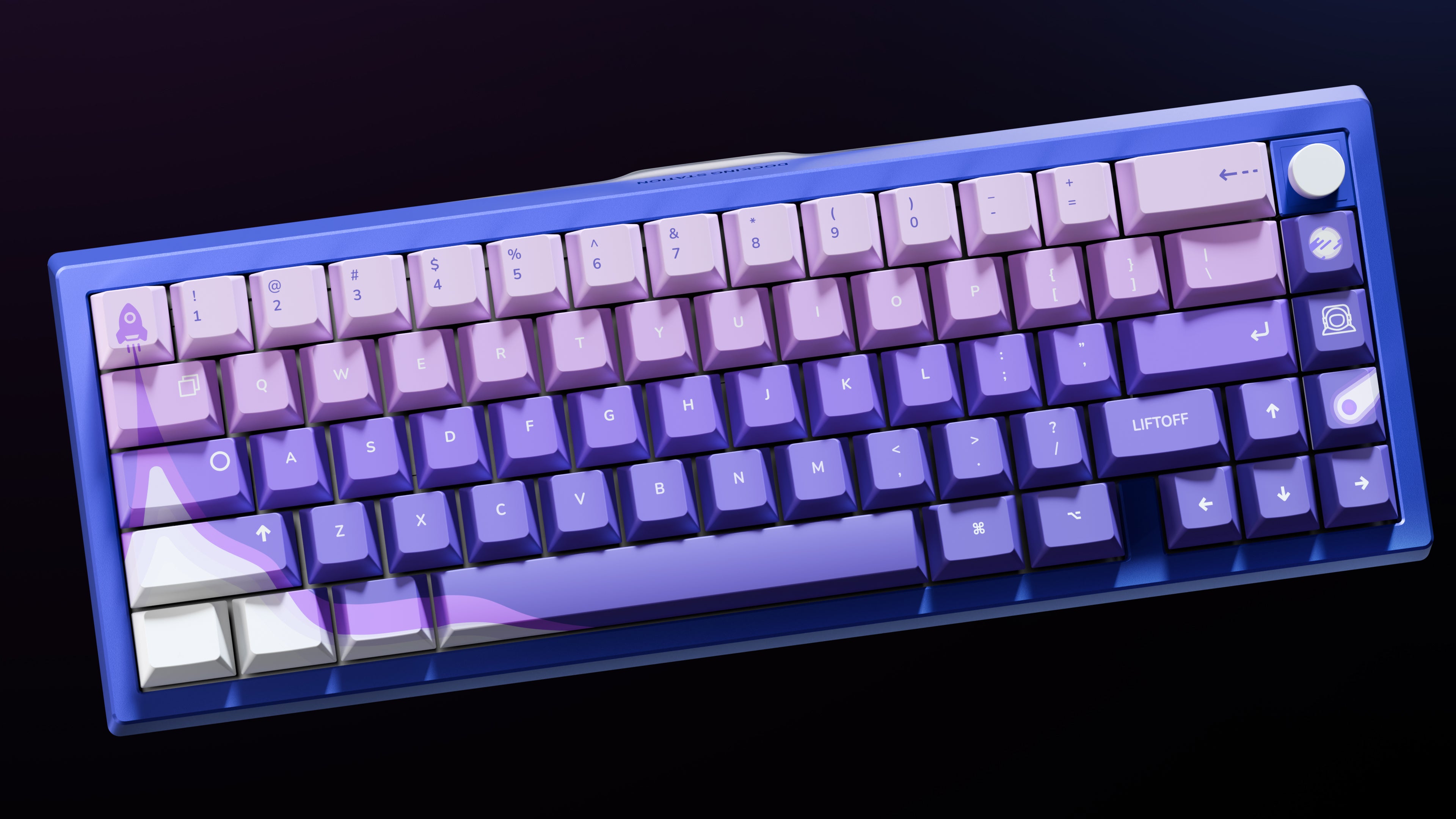 QwertyKey x Meletrix Zoom65 V3 Liftoff, alumínium egyedi billentyűzet, Bluetooth, vezeték nélküli, QMK/VIA, teljes RGB