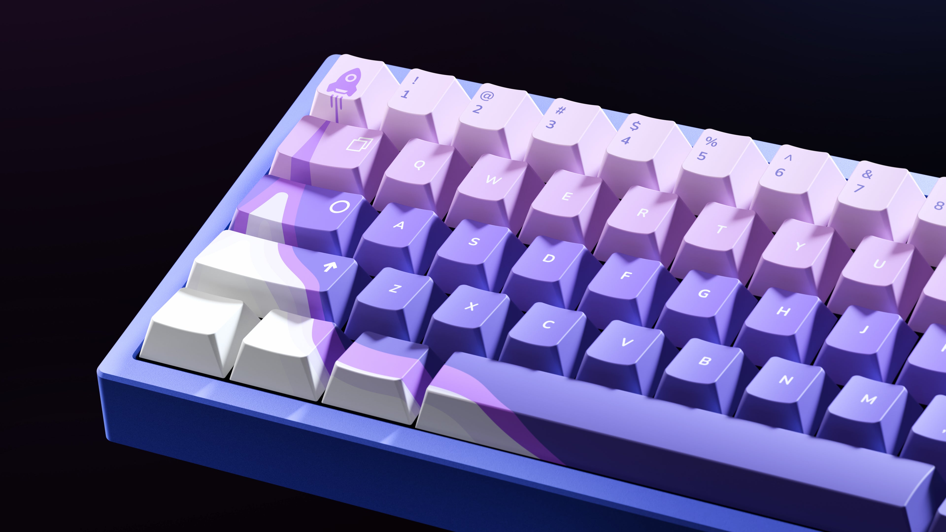 QwertyKey x Meletrix Zoom65 V3 Liftoff, alumínium egyedi billentyűzet, Bluetooth, vezeték nélküli, QMK/VIA, teljes RGB