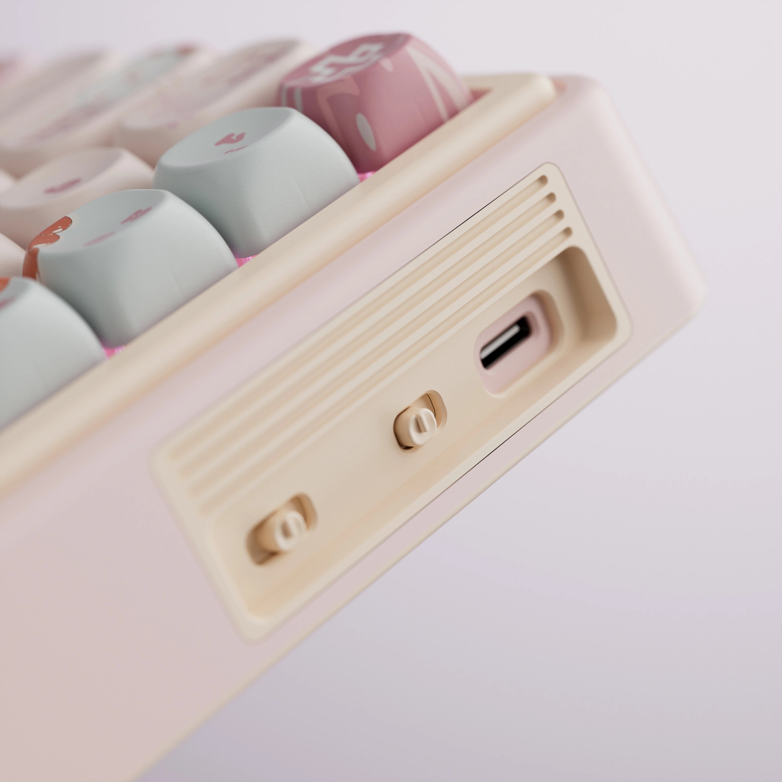 QwertyKey65 Pro Bliss Bluetooth Vezeték nélküli VIA Hotswap RGB Mechanikus Gaming Billentyűzet