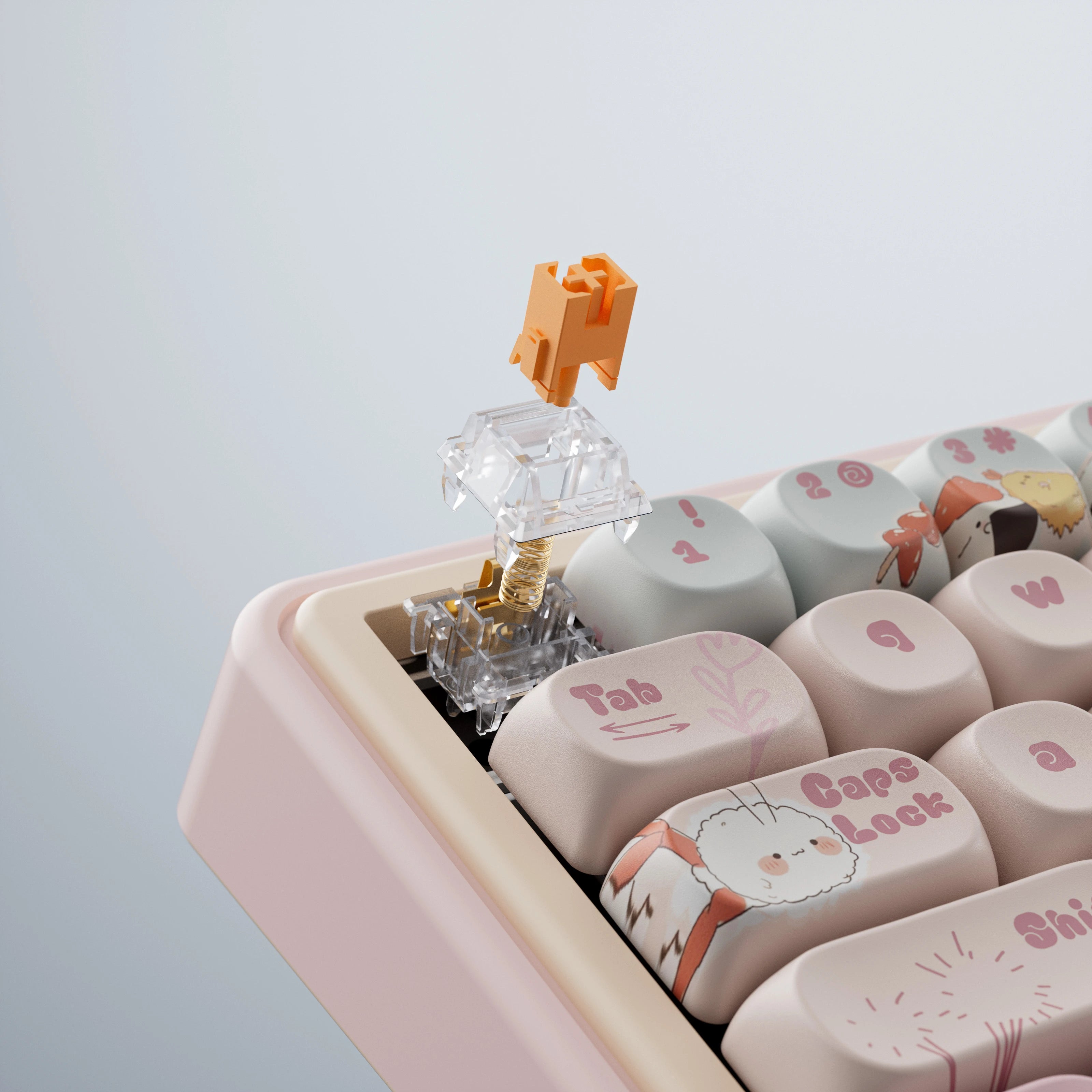 QwertyKey65 Pro Bliss Bluetooth Vezeték nélküli VIA Hotswap RGB Mechanikus Gaming Billentyűzet