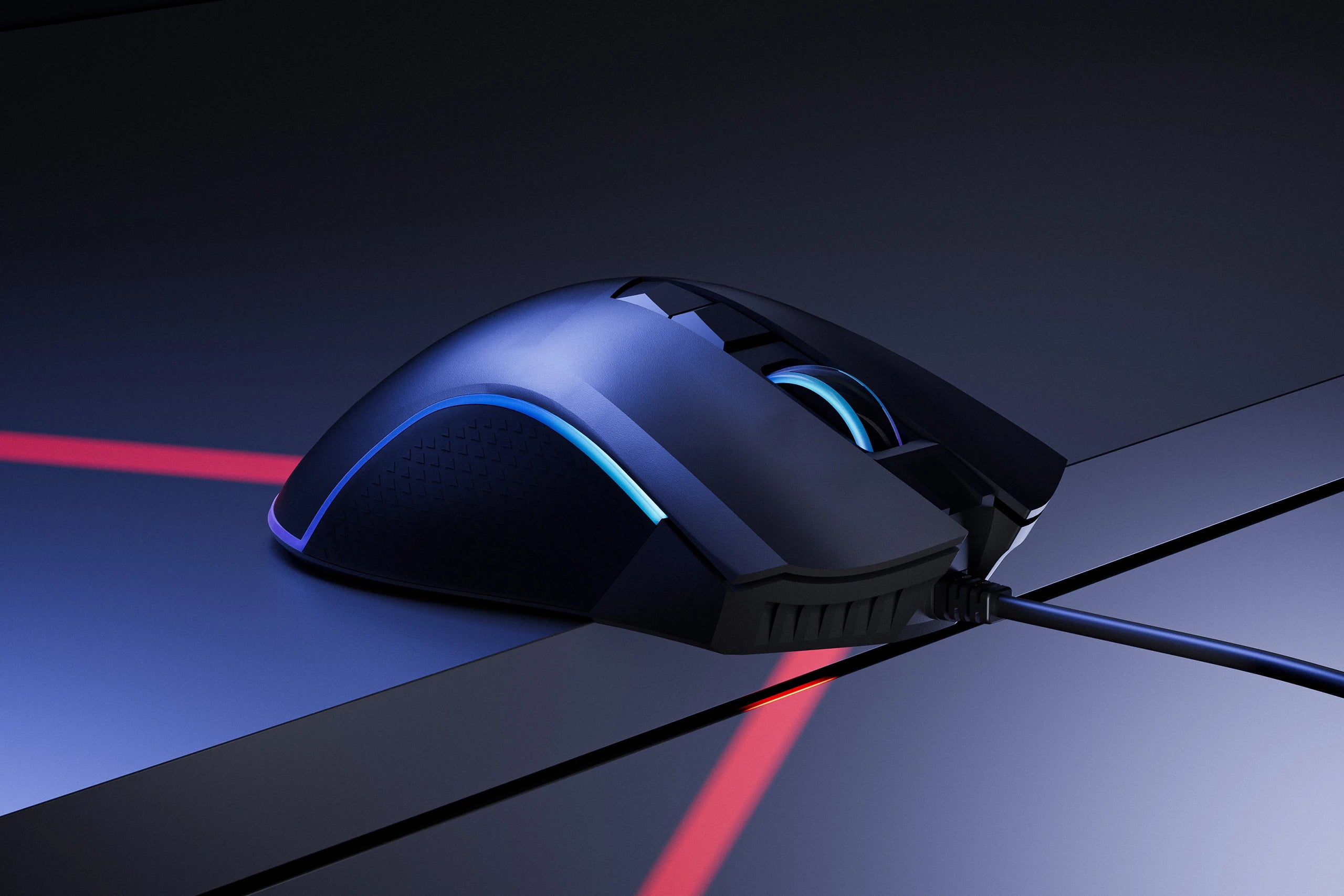 QwertyKey Gaming Egér Forge Fekete, RGB, 12.000 DPI, Szoftver