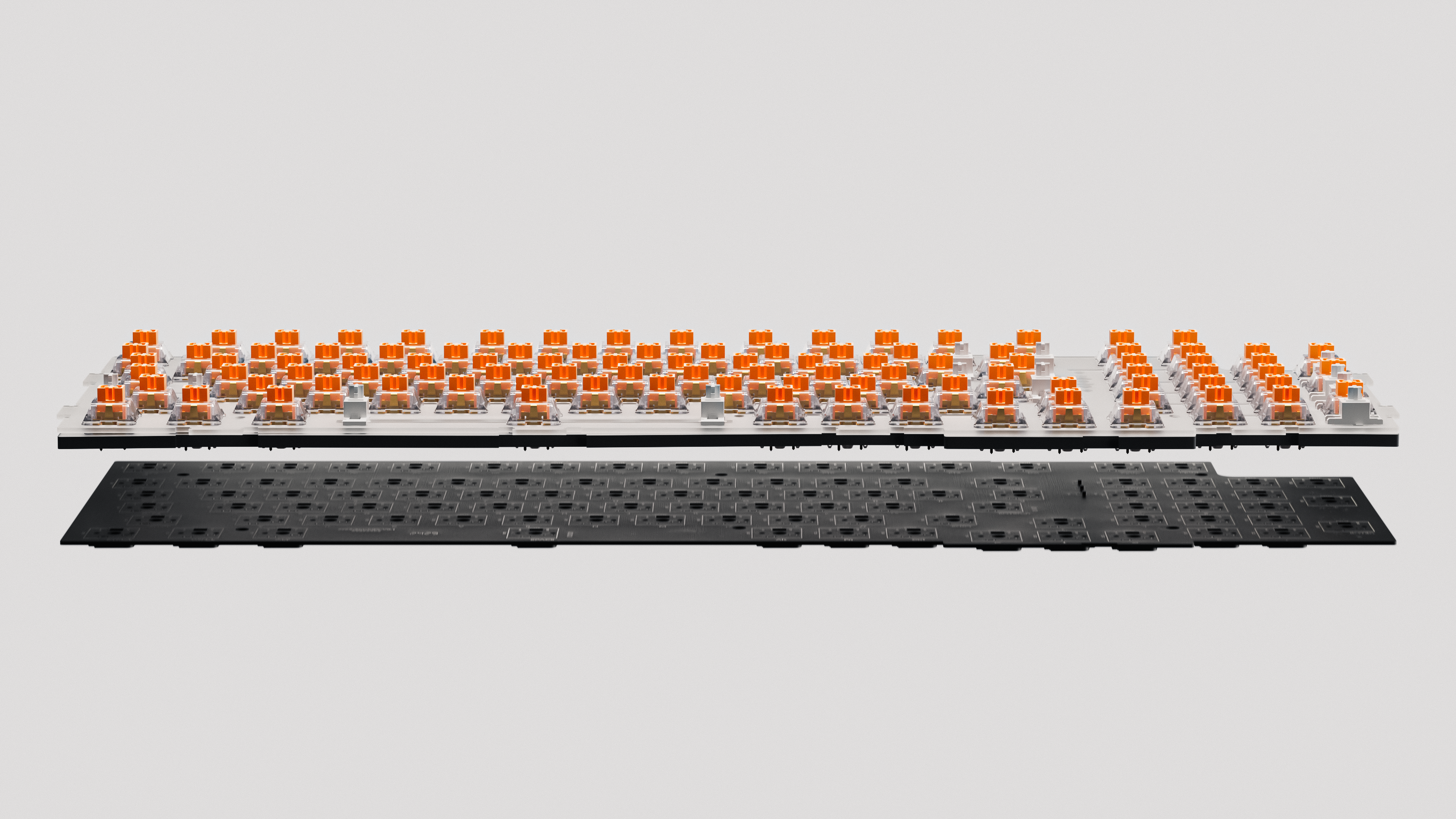 QwertyKey100 Matrix Hotswap RGB Ecran Pixel Bluetooth Gasket Mount Mechanikus Gaming Billentyűzet