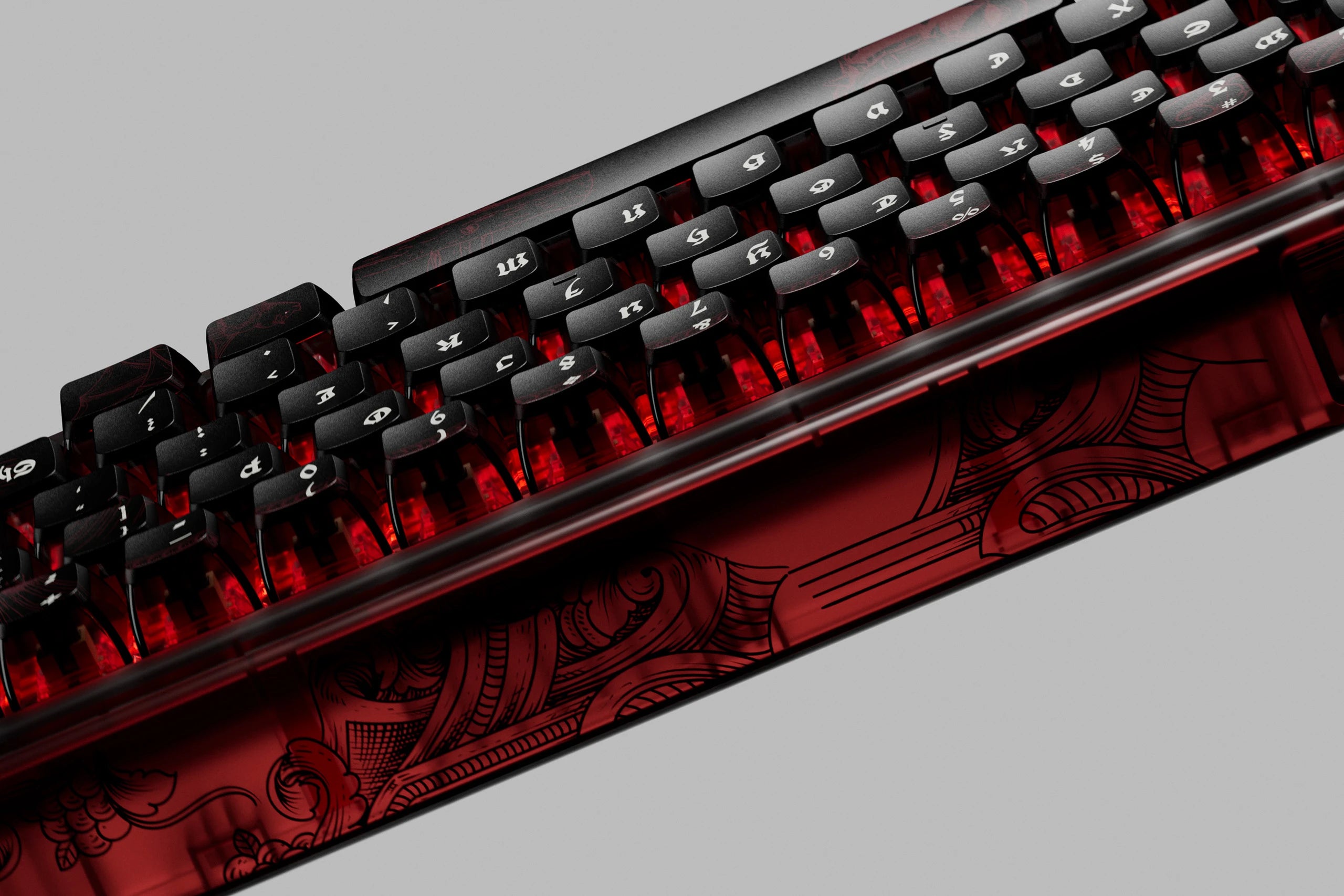 QwertyKey65 Pro Dracula Bluetooth Vezeték nélküli VIA Hotswap RGB Mechanikus Játékbillentyűzet