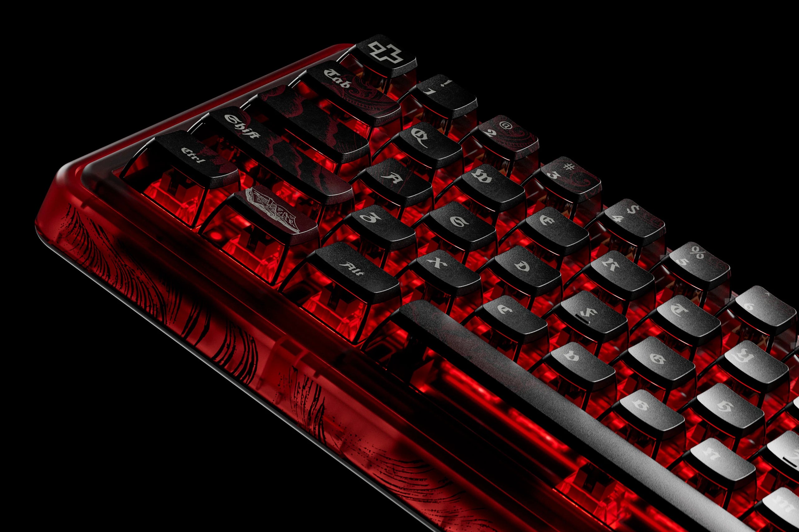 QwertyKey65 Pro Dracula Bluetooth Vezeték nélküli VIA Hotswap RGB Mechanikus Játékbillentyűzet