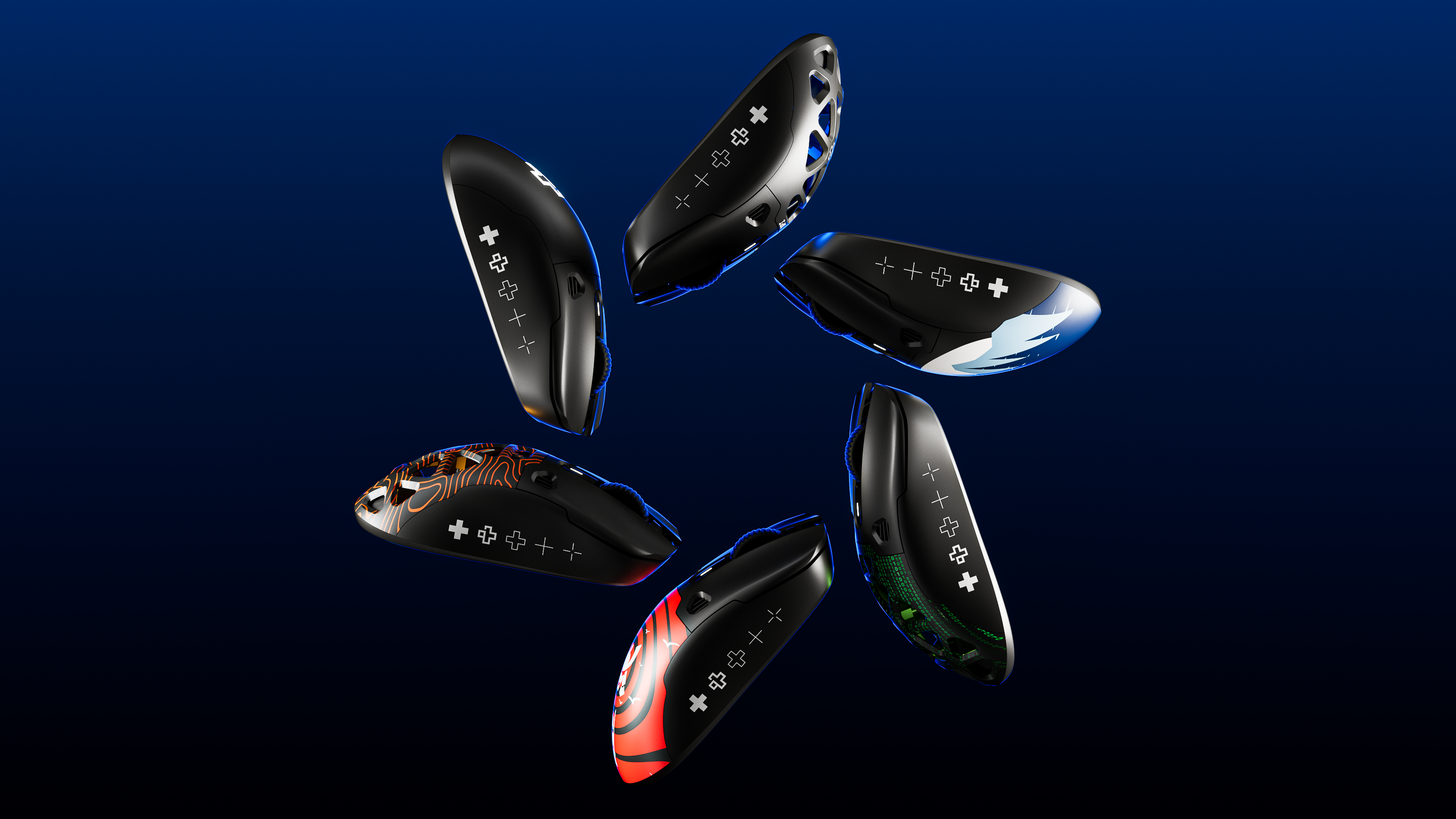 Egér QwertyKey QKM1 Vezeték nélküli Bluetooth Töltő Dokkoló Fekete